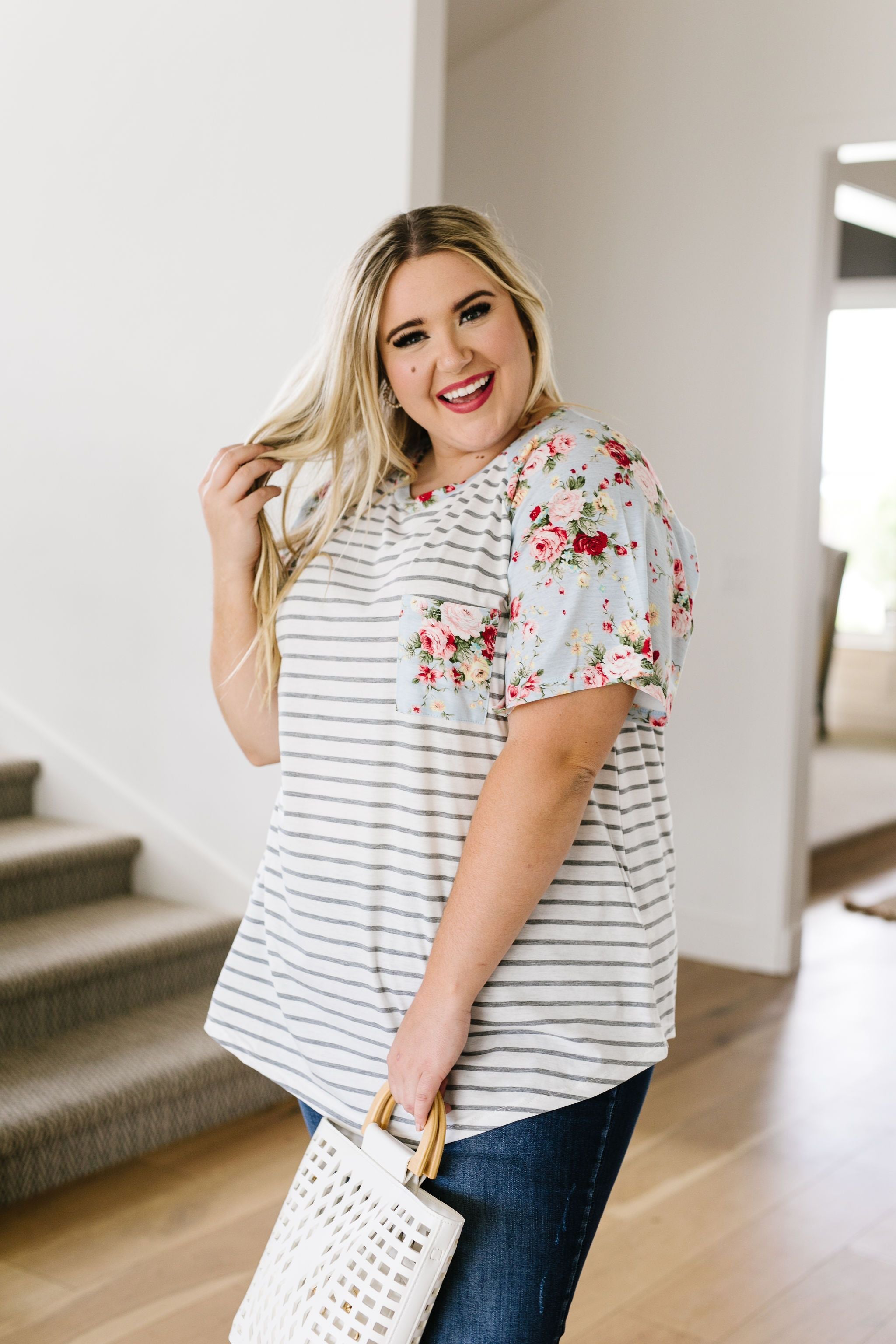 Flowers & Fun Raglan Top