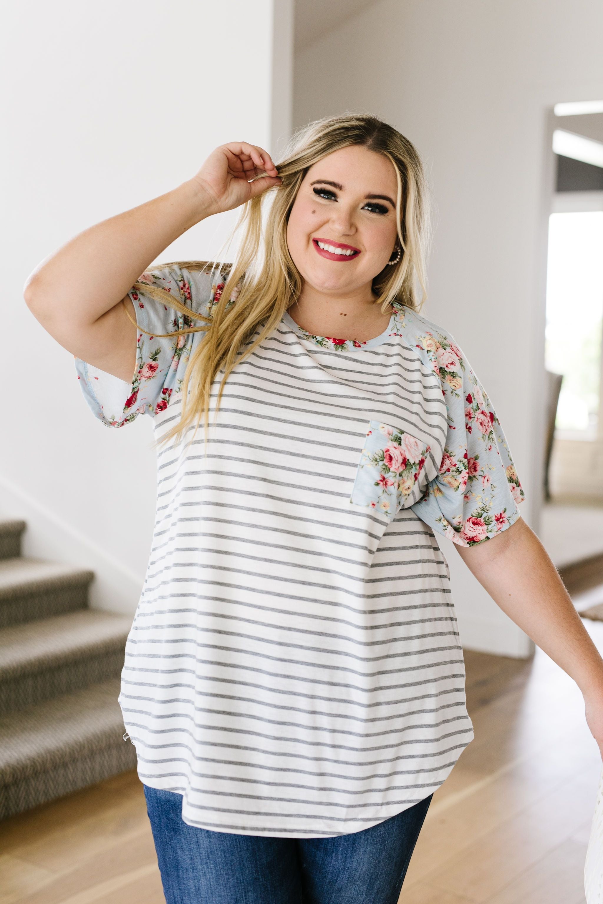 Flowers & Fun Raglan Top