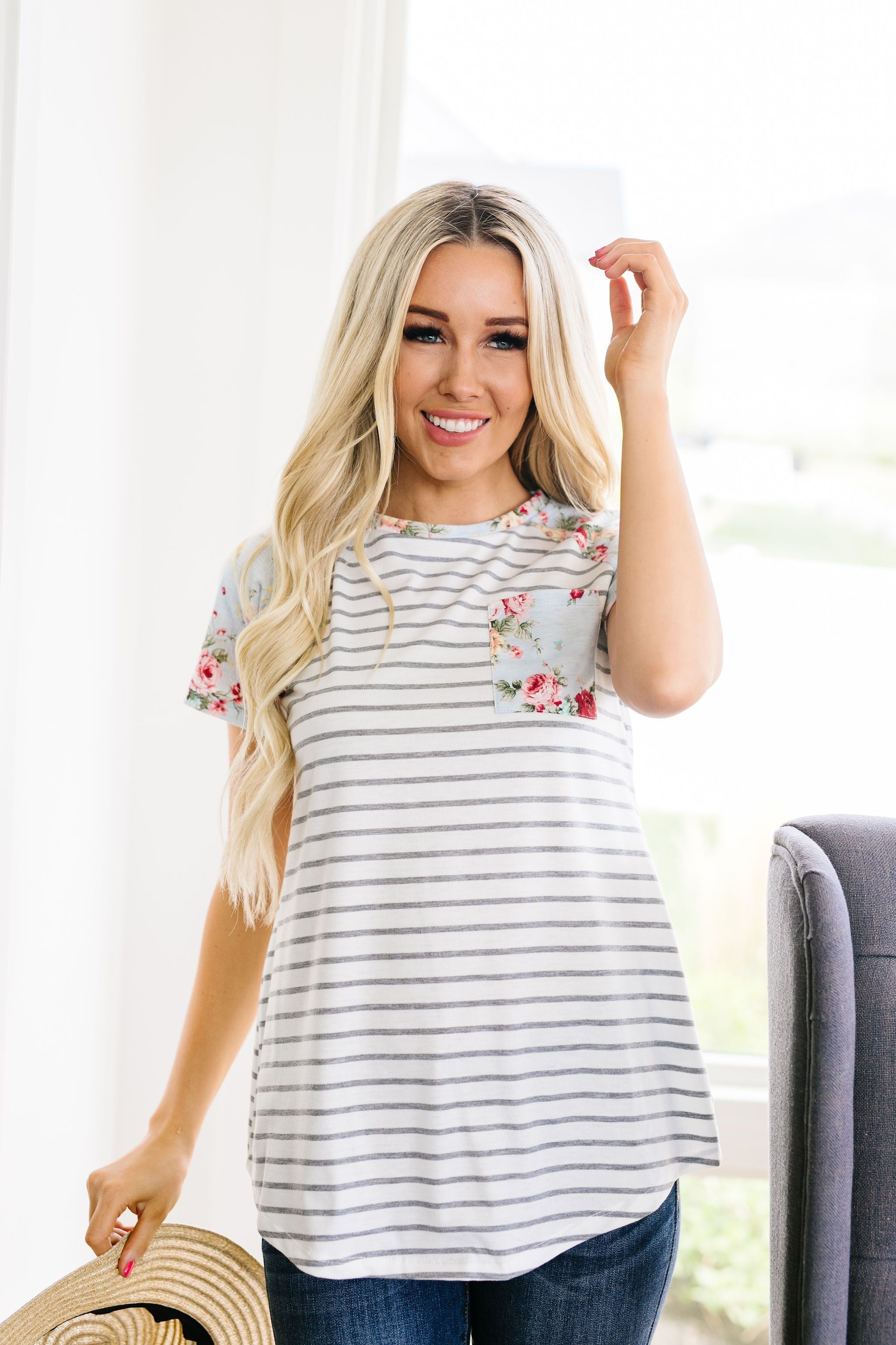 Flowers & Fun Raglan Top