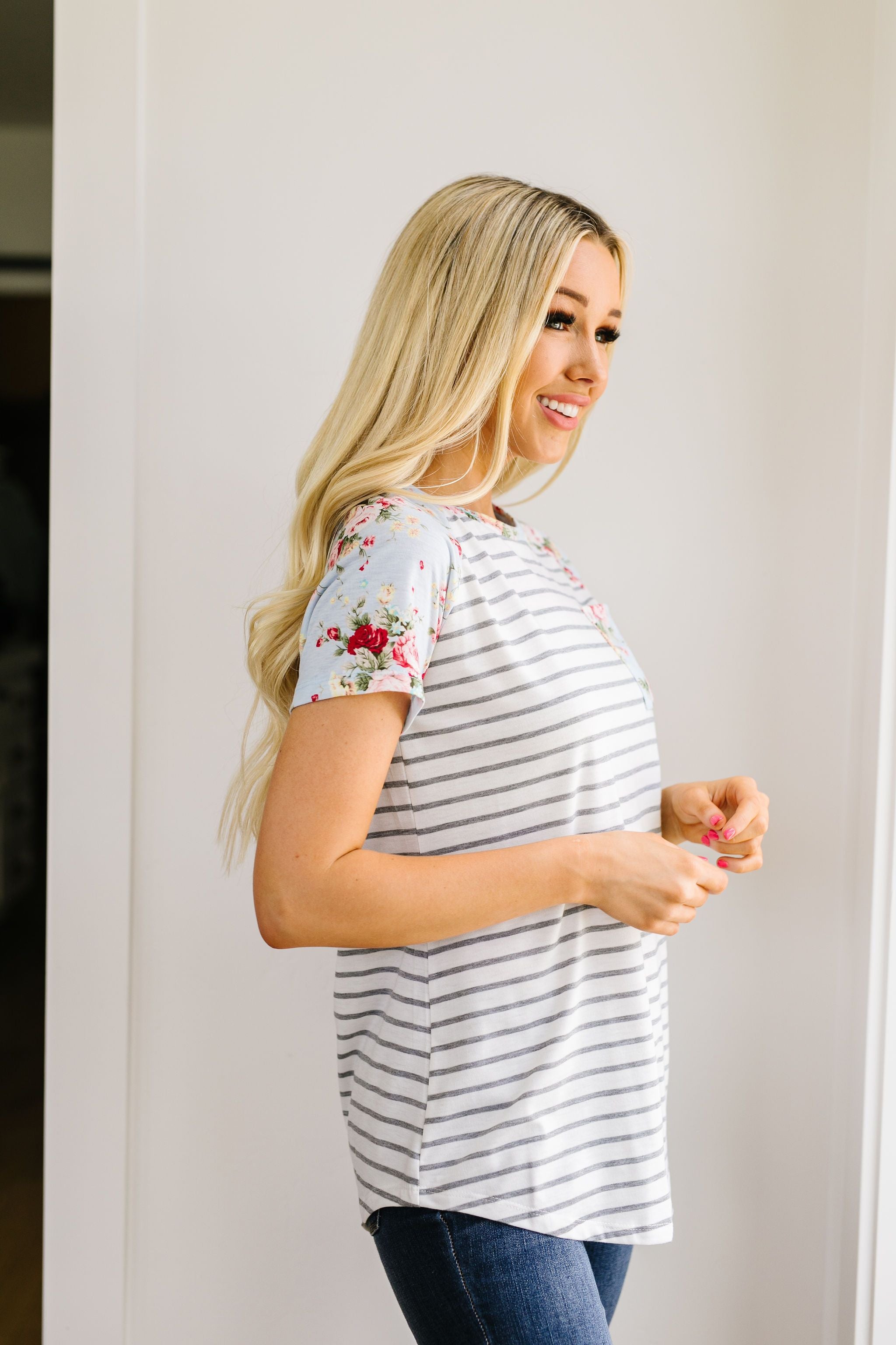 Flowers & Fun Raglan Top