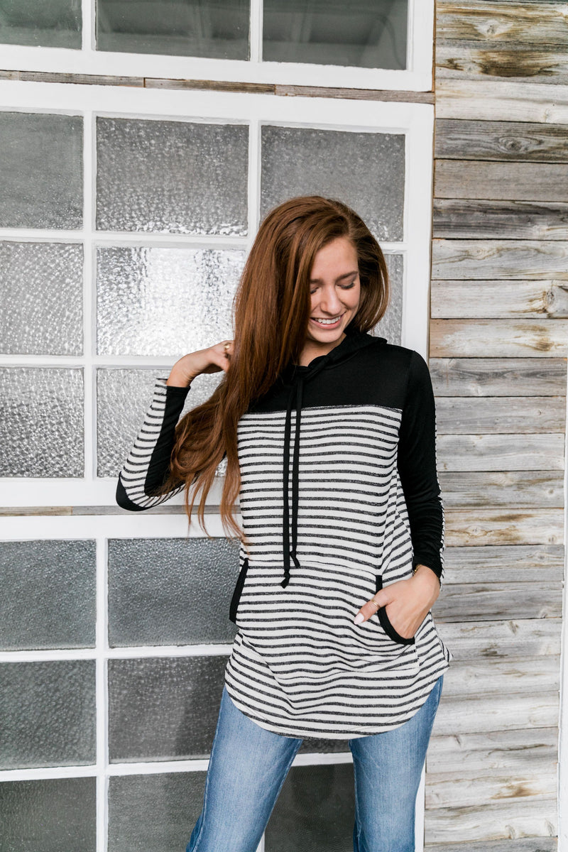 French Terry Tunic Hoodie - ALL SALES FINAL