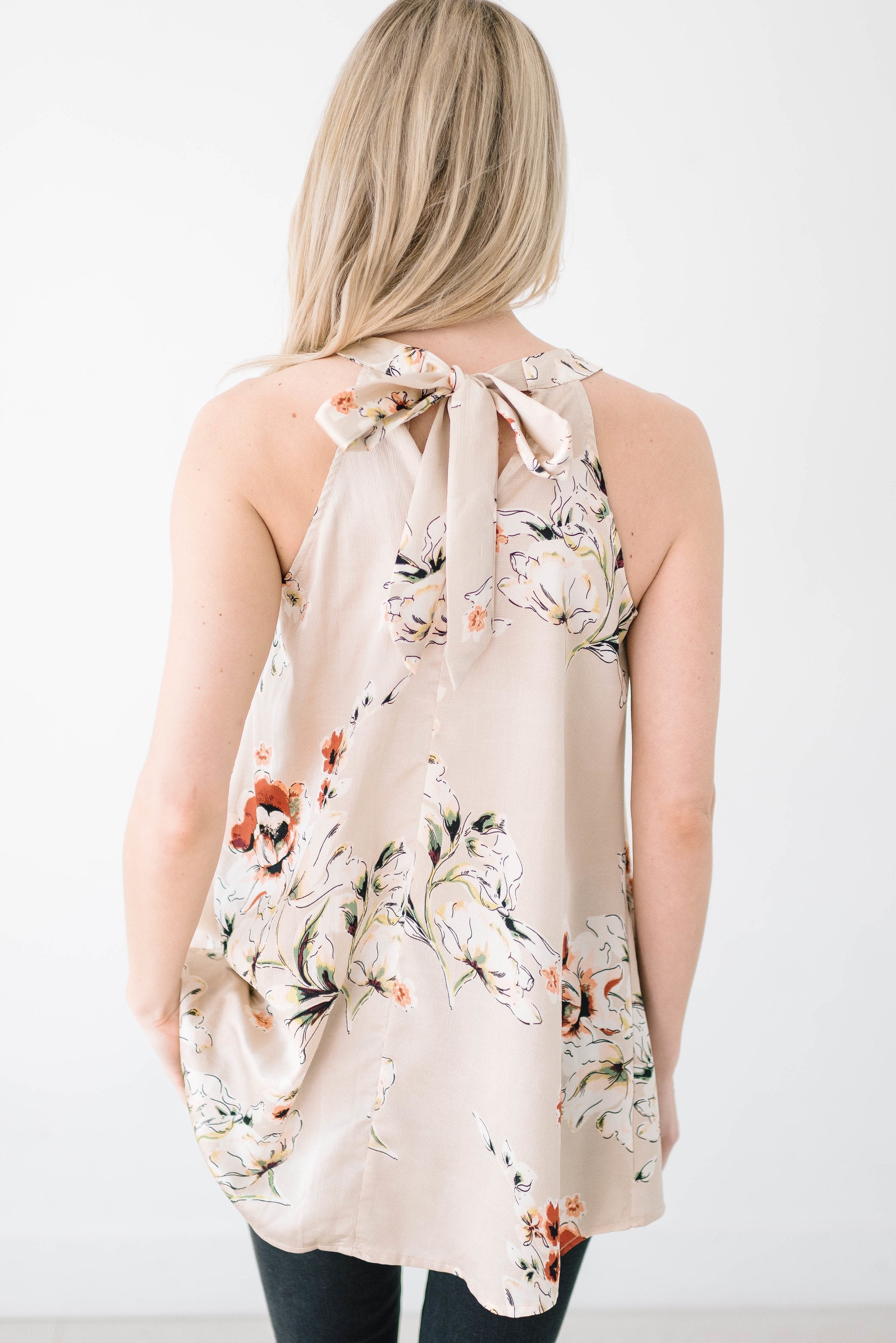 Full Bloom Floral Halter