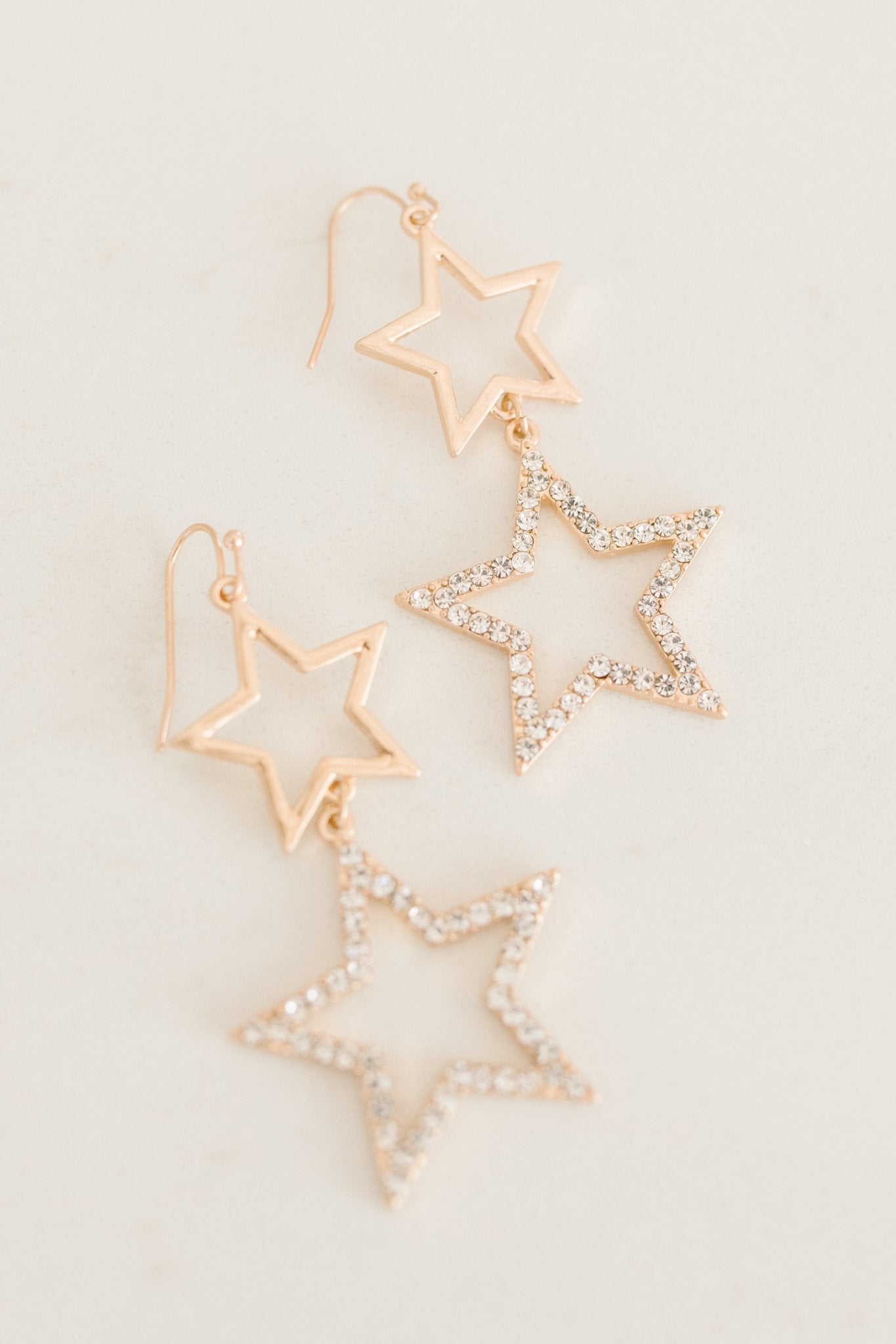 Glimmering Star Earrings