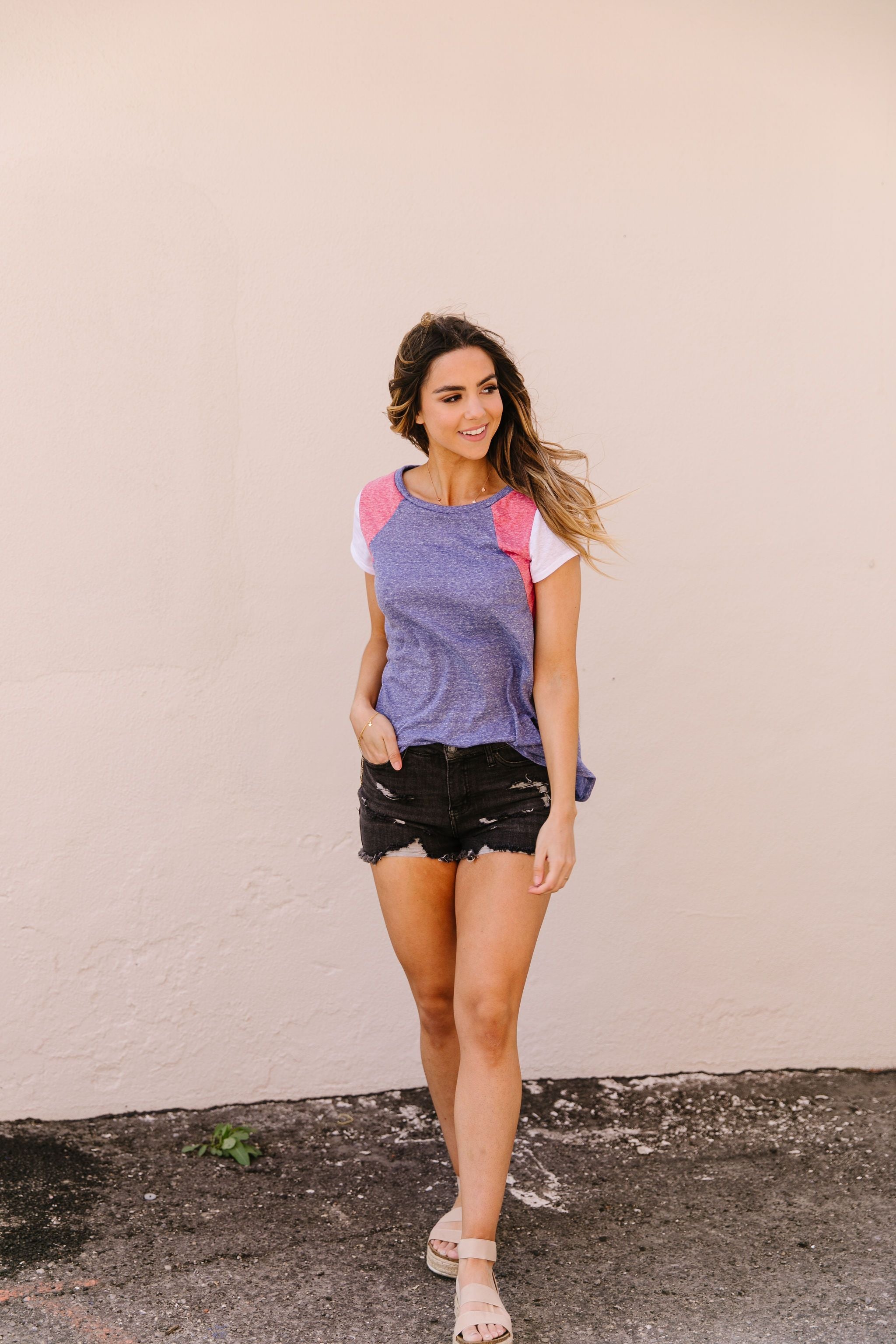 Go 4th Raglan Top