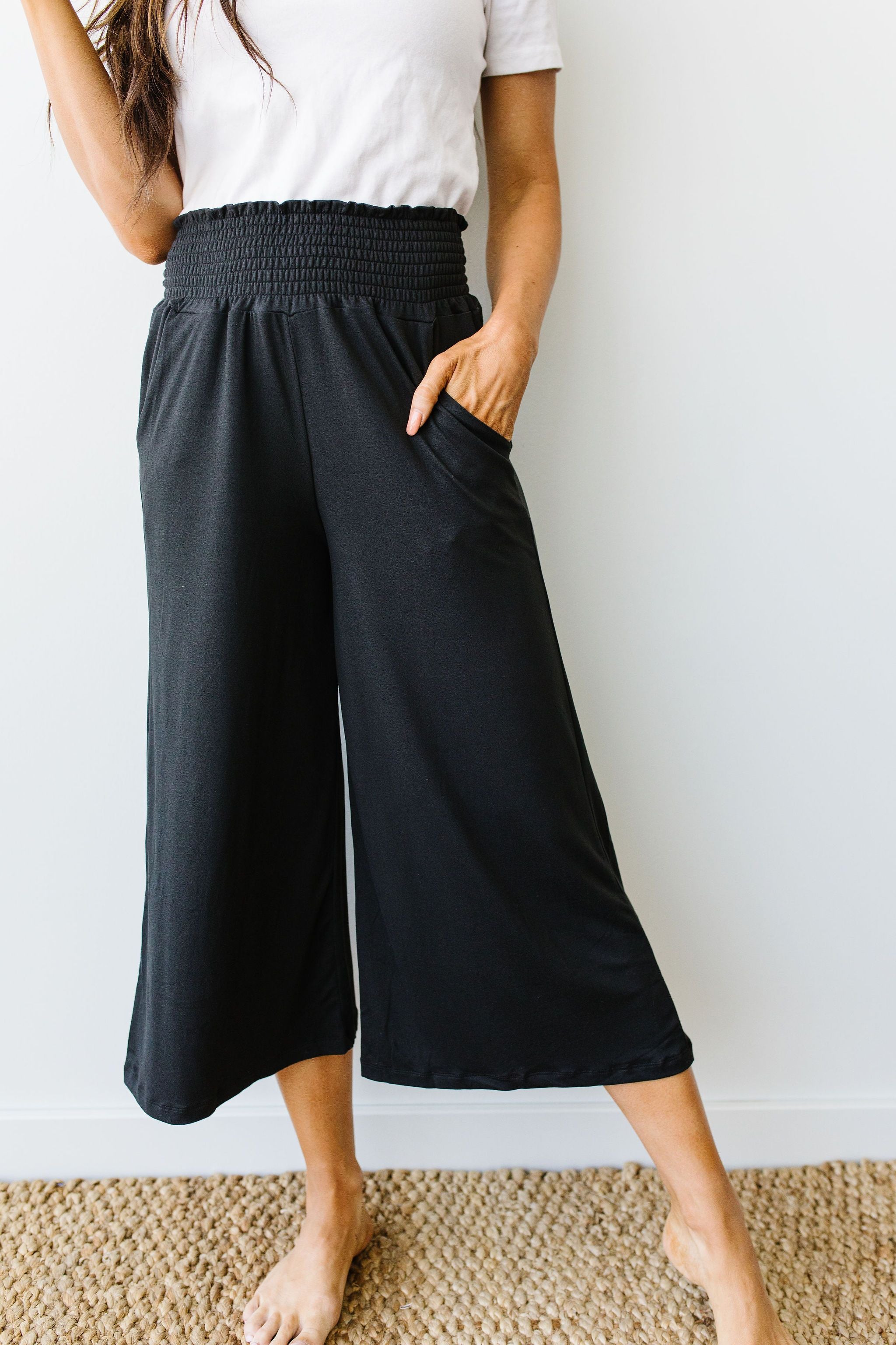 Go Get 'Em Gaucho Pants In Black