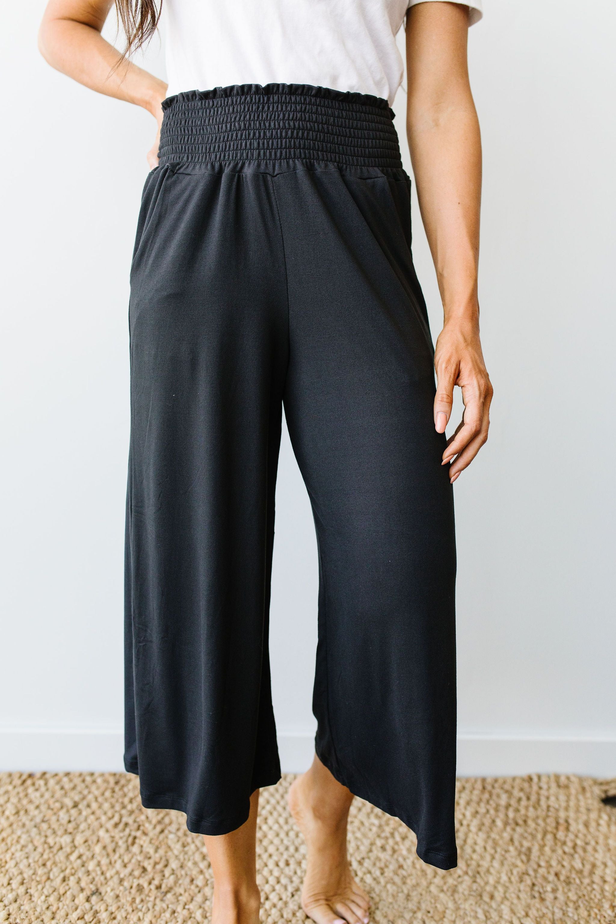Go Get 'Em Gaucho Pants In Black