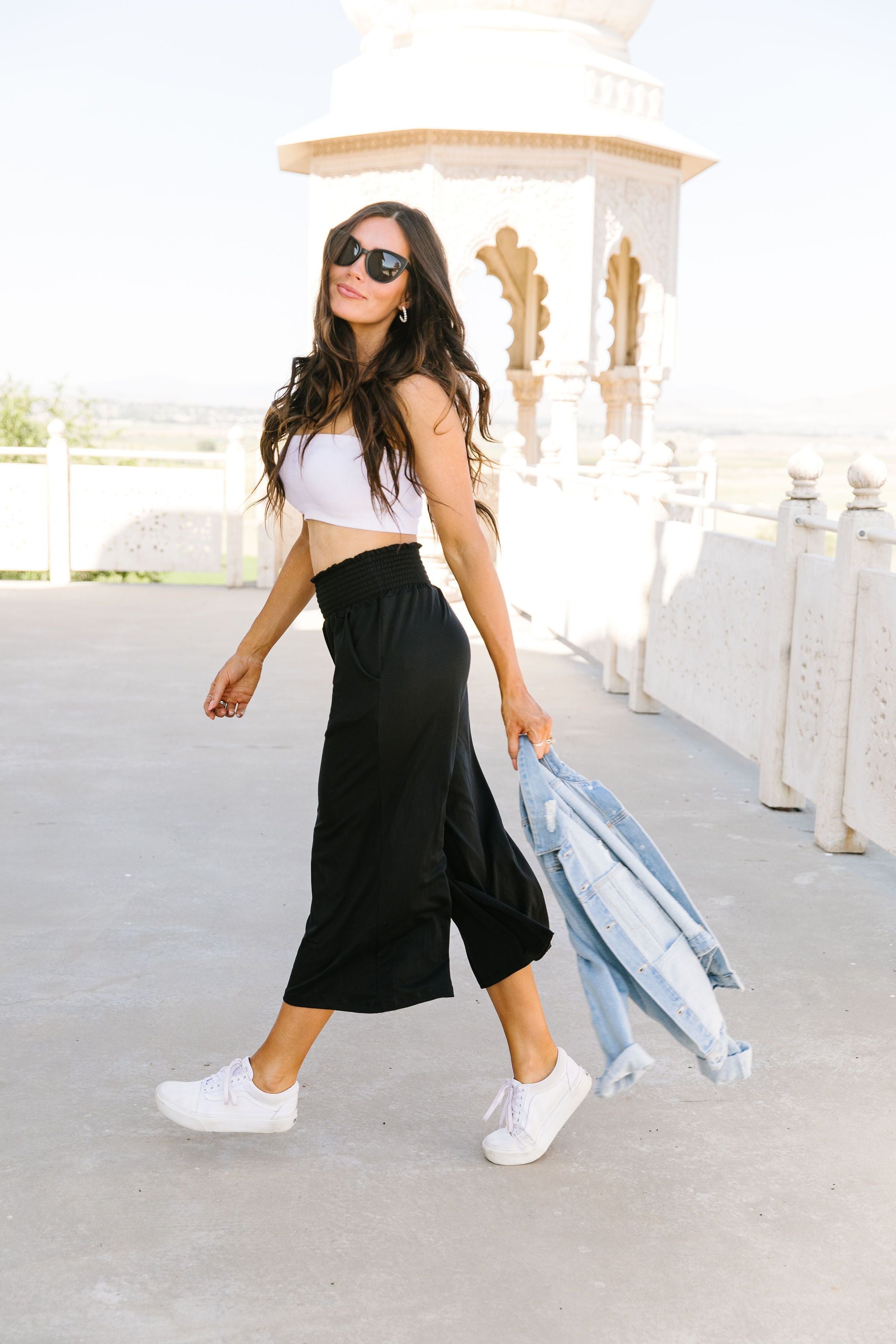Go Get 'Em Gaucho Pants In Black
