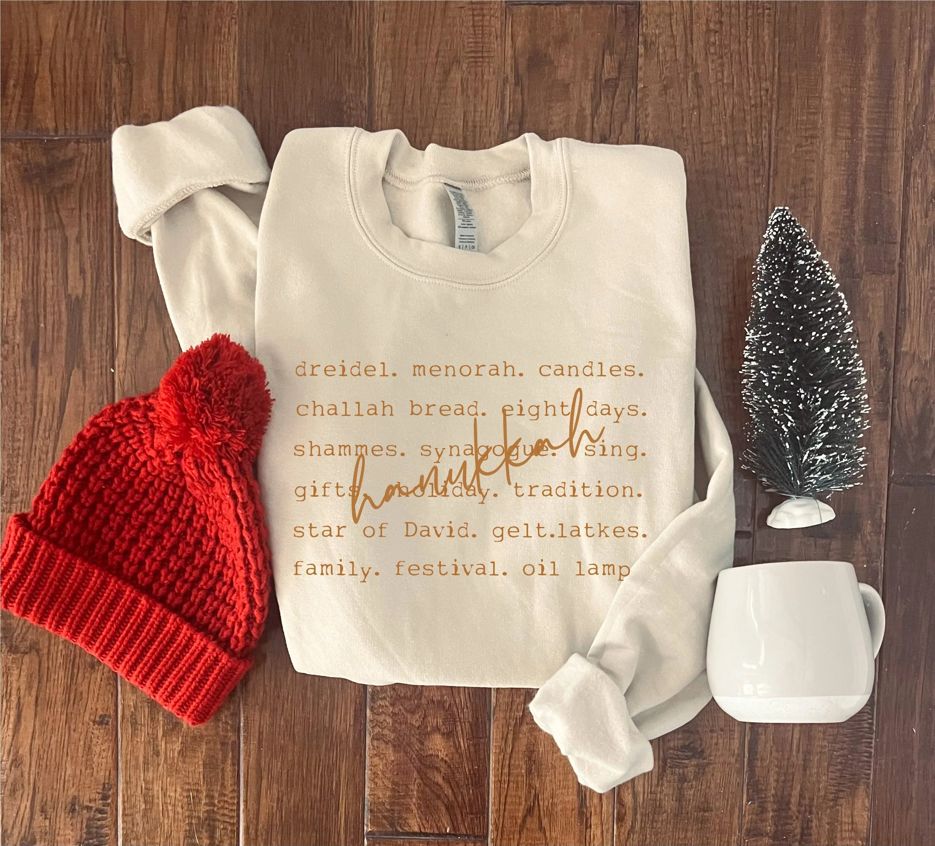 PREORDER: Hanukkah Words Sweatshirt