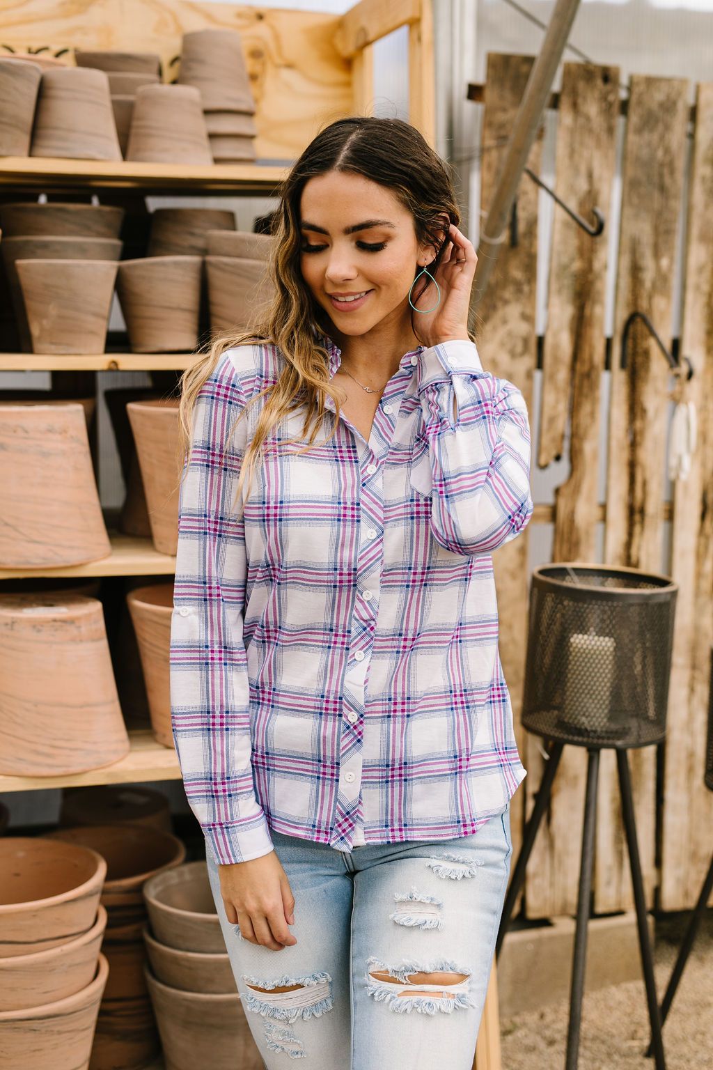 Happy Plaid Button-Down - 5/28/2020