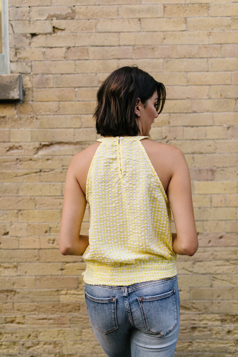 Hello Sunshine Smocked Halter