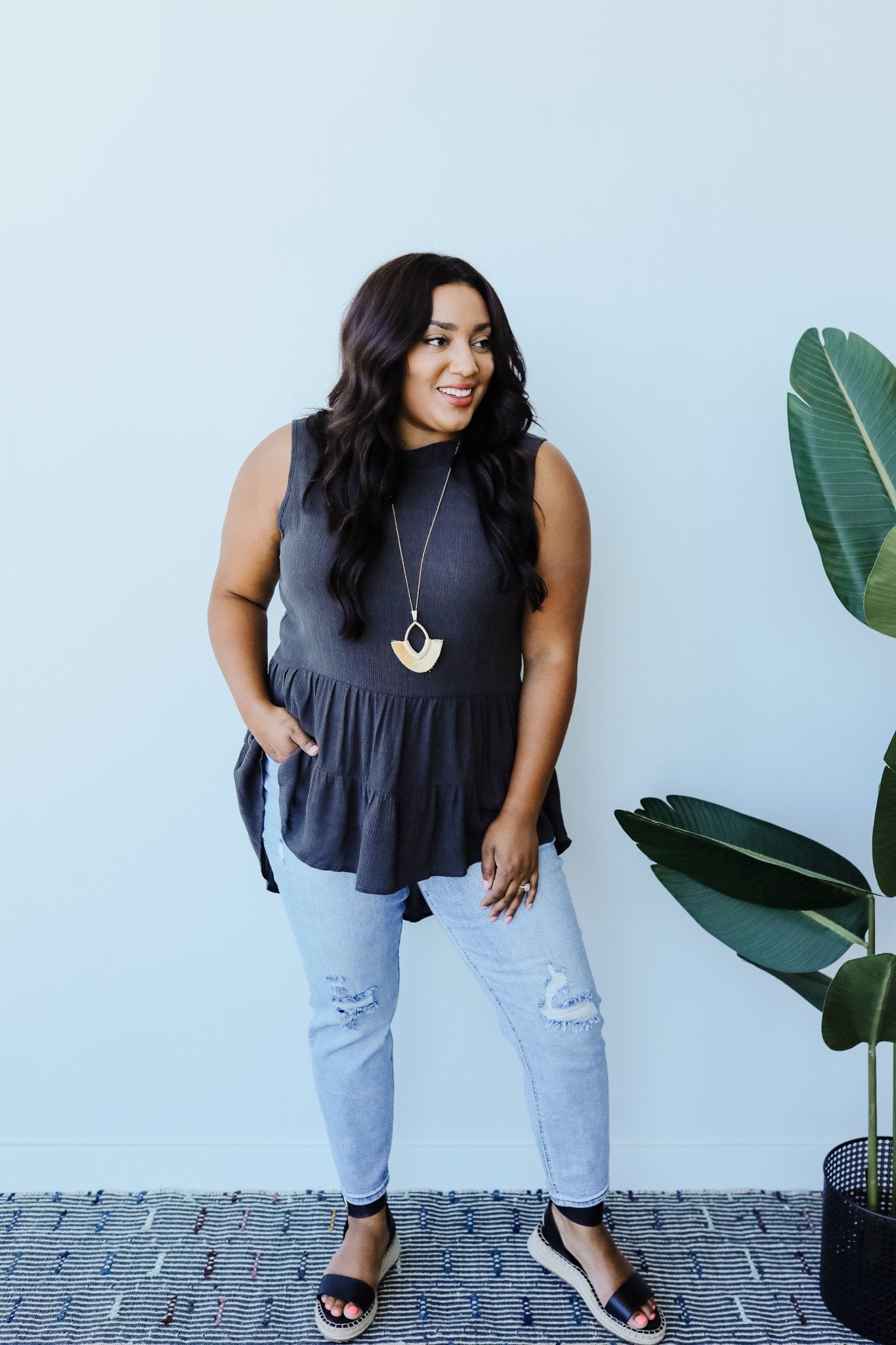 Highs & Lows Sleeveless Top