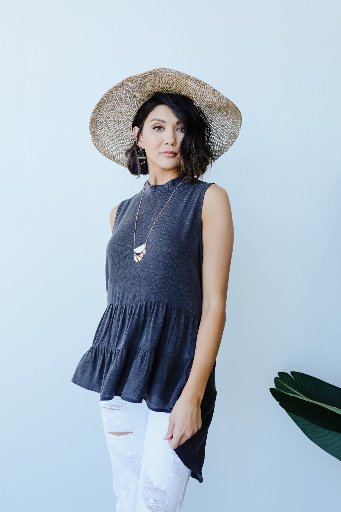 Highs & Lows Sleeveless Top