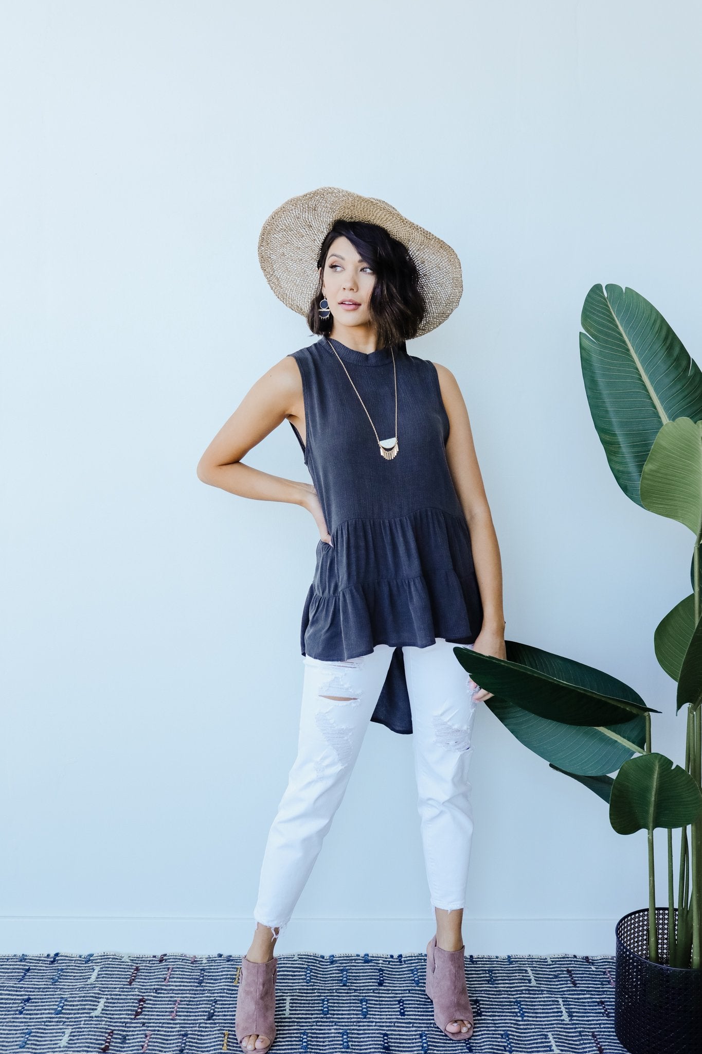 Highs & Lows Sleeveless Top