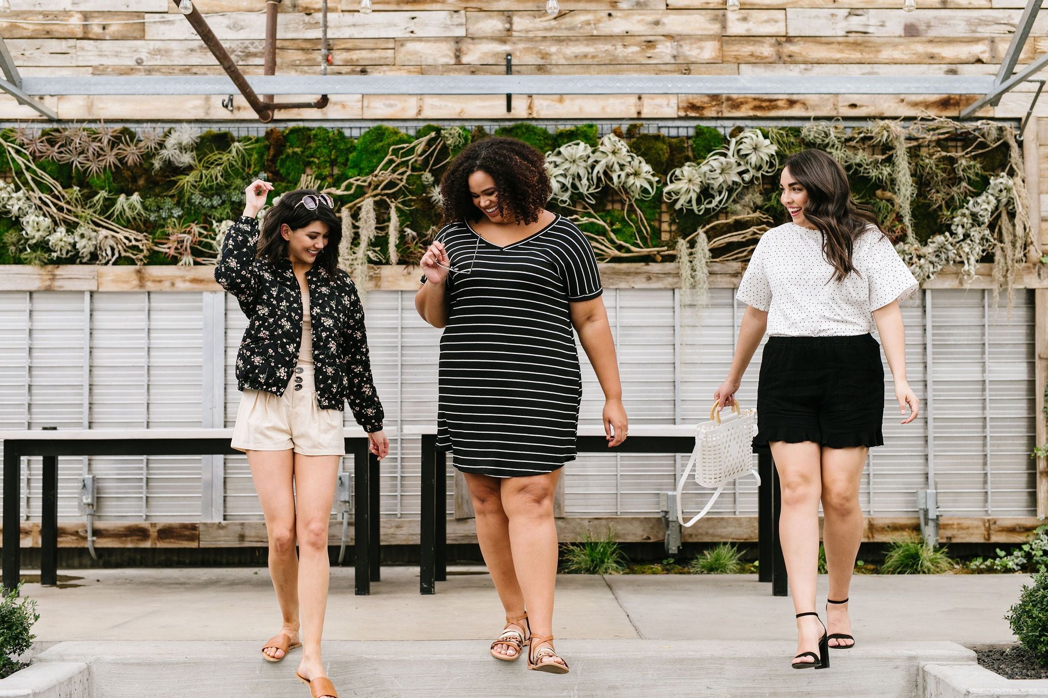 Just Skating By Striped T-Shirt Dress