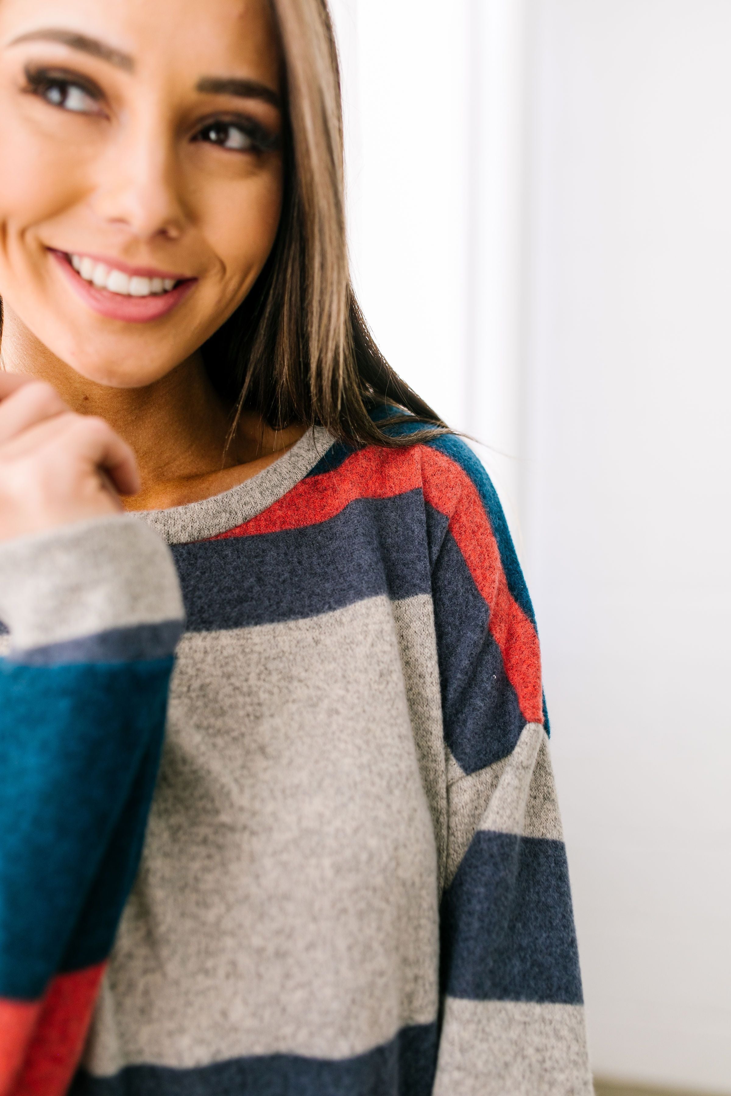 Keeping It Real Multi-Color Striped Top - ALL SALES FINAL