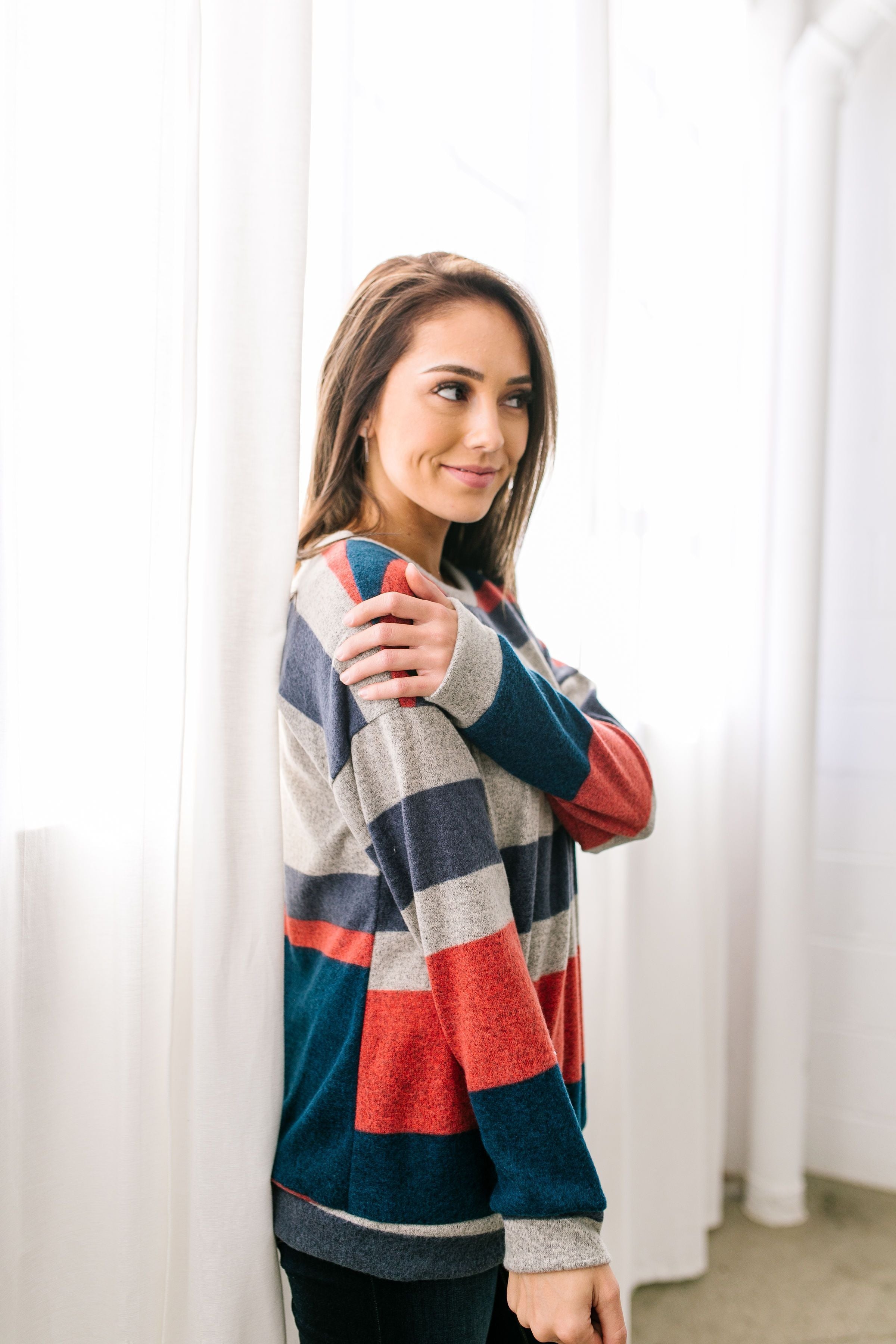 Keeping It Real Multi-Color Striped Top - ALL SALES FINAL