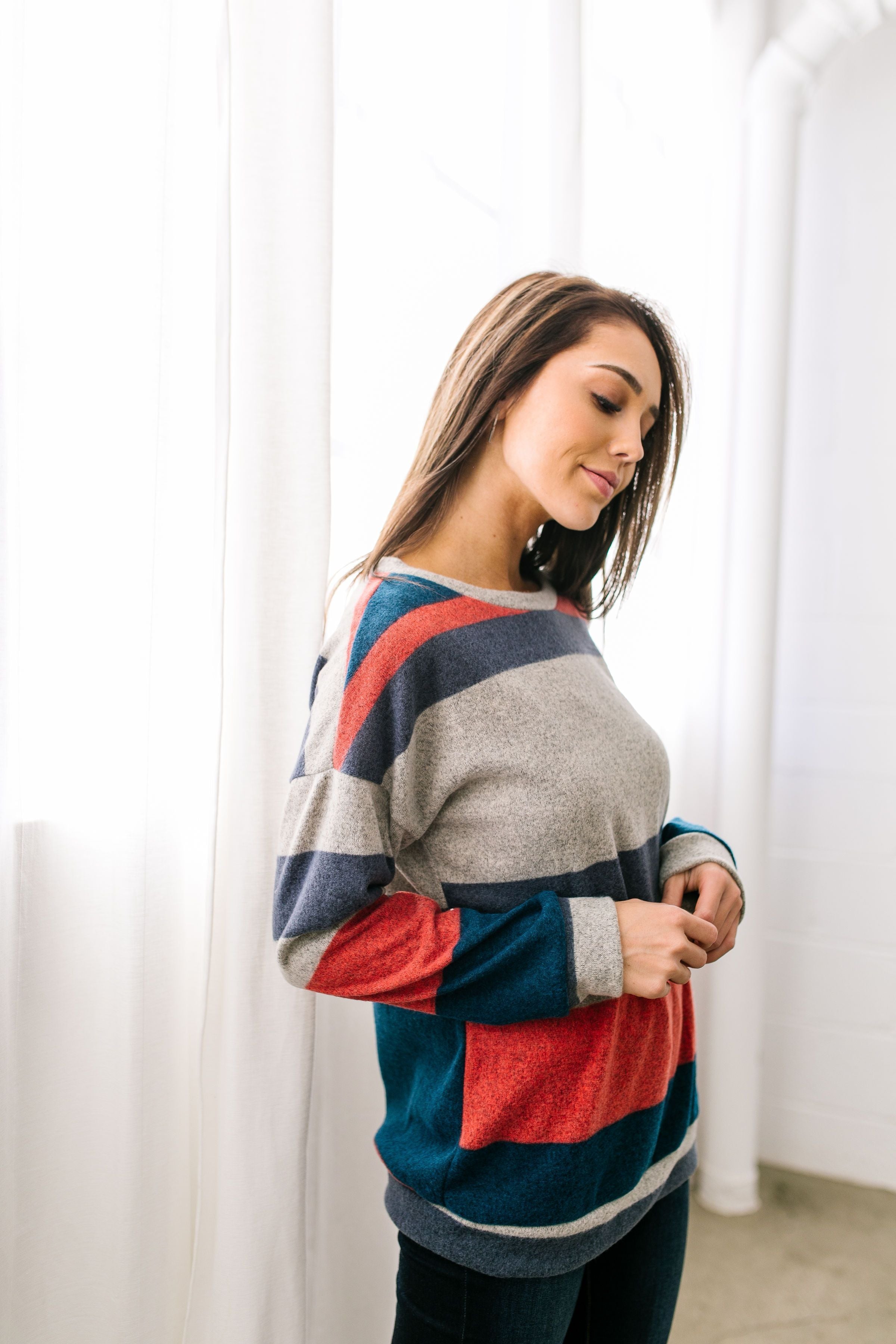 Keeping It Real Multi-Color Striped Top - ALL SALES FINAL