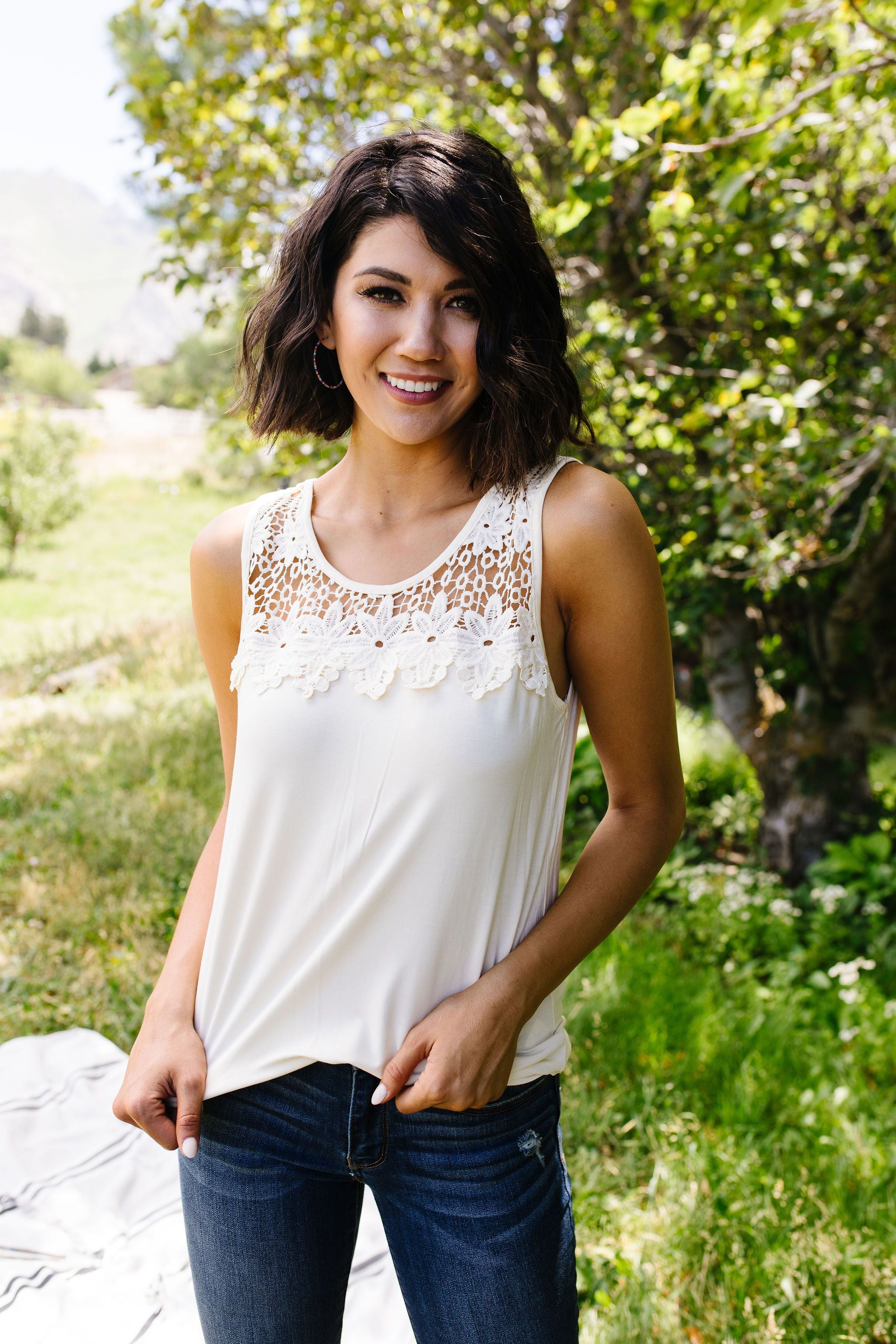 Lace & Shoulders Above The Rest Top