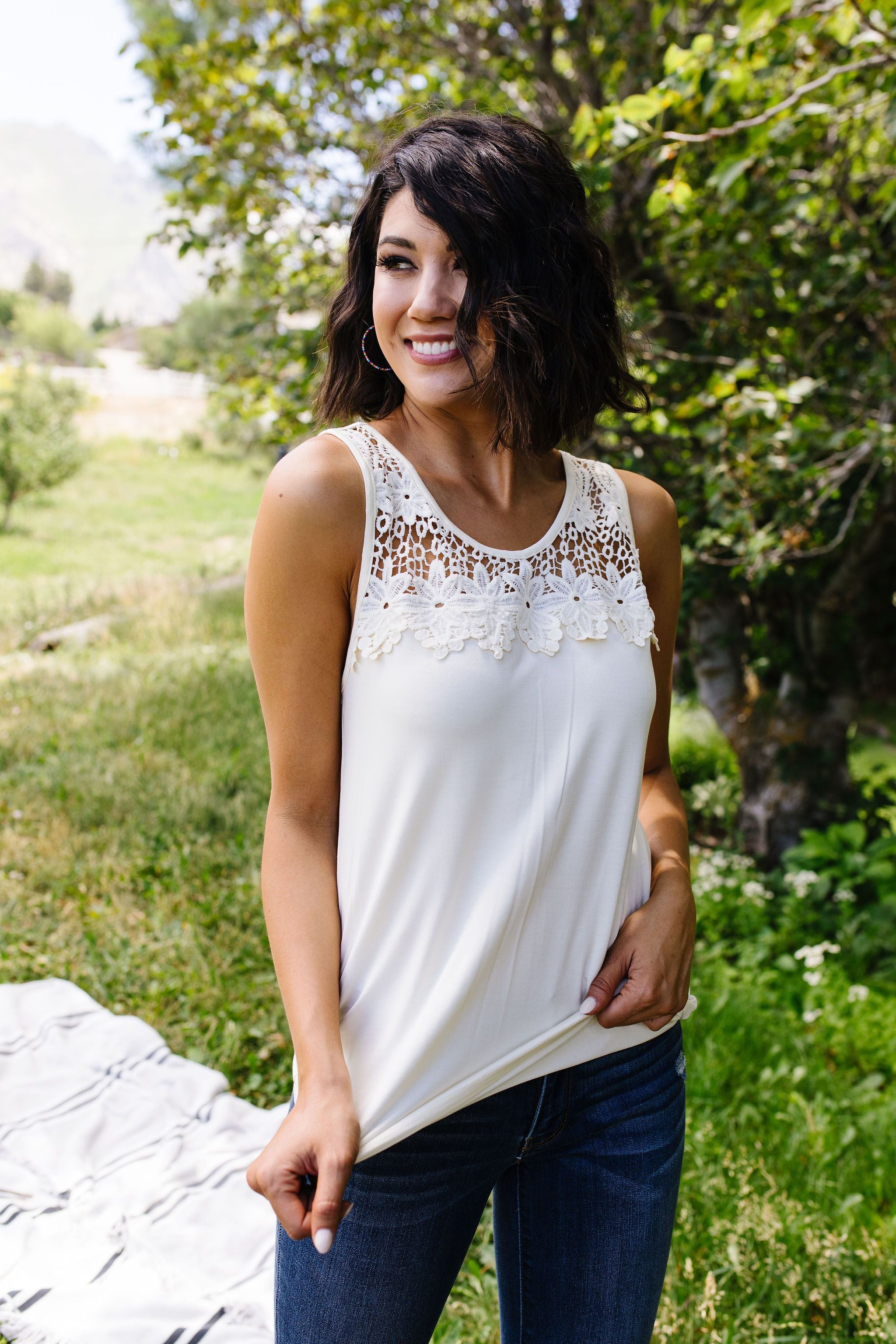 Lace & Shoulders Above The Rest Top
