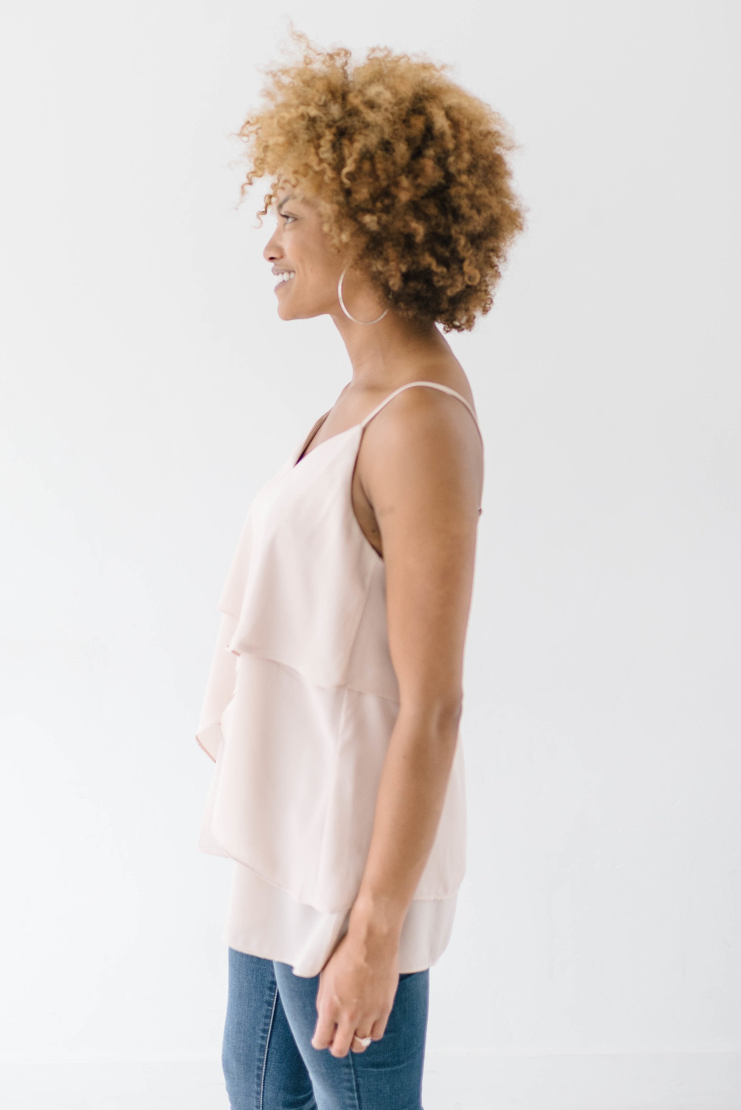 Lovely Layers Tank in Taupe