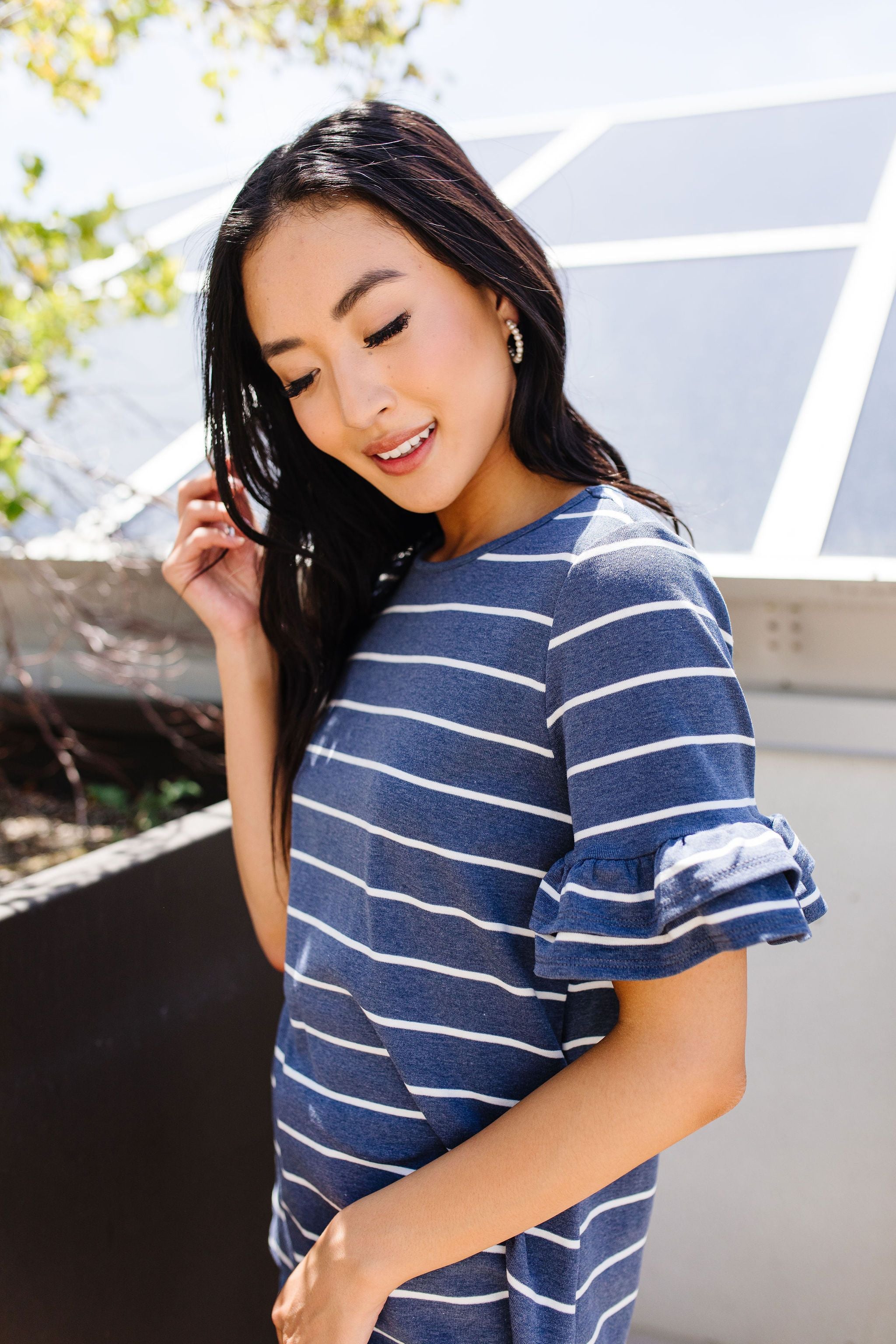 Make It A Double Striped Top