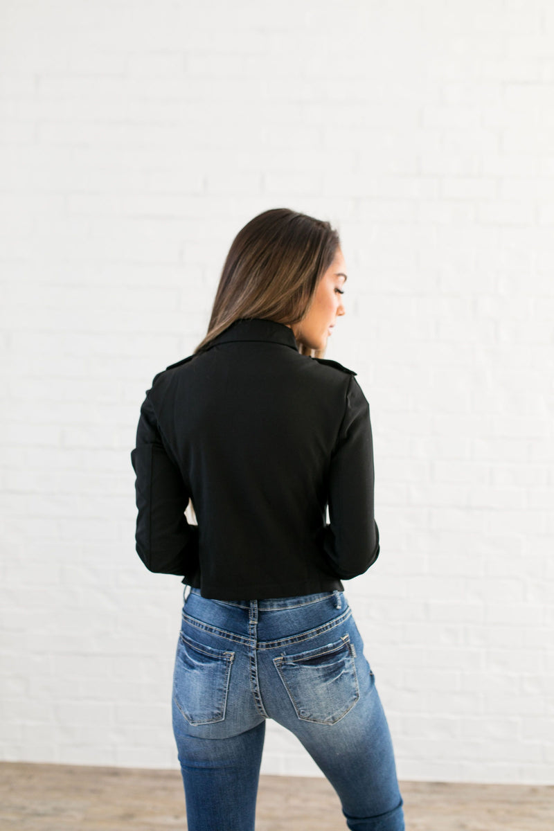 Modern Moto Jacket In Black