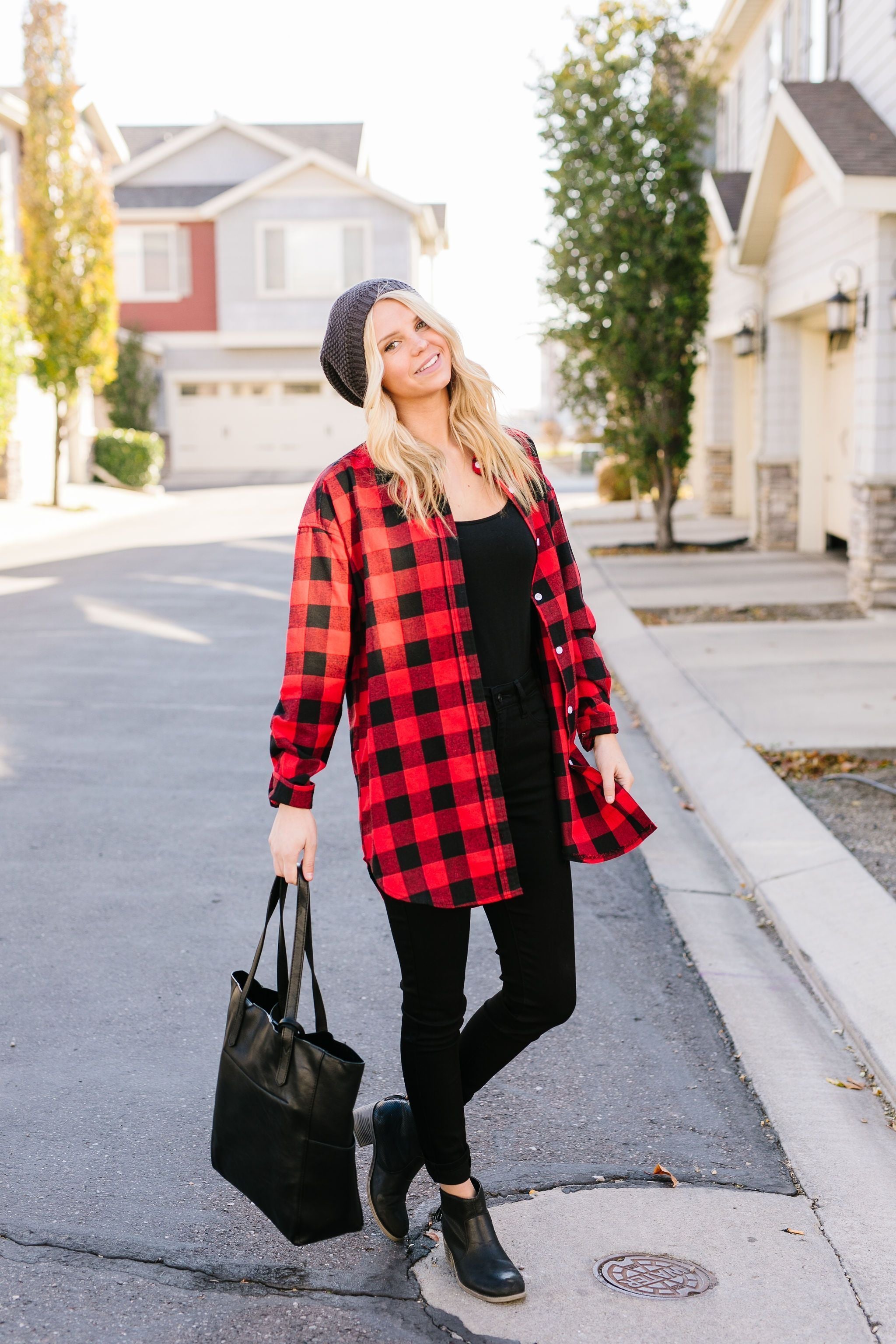 No Slouch Charcoal Beanie