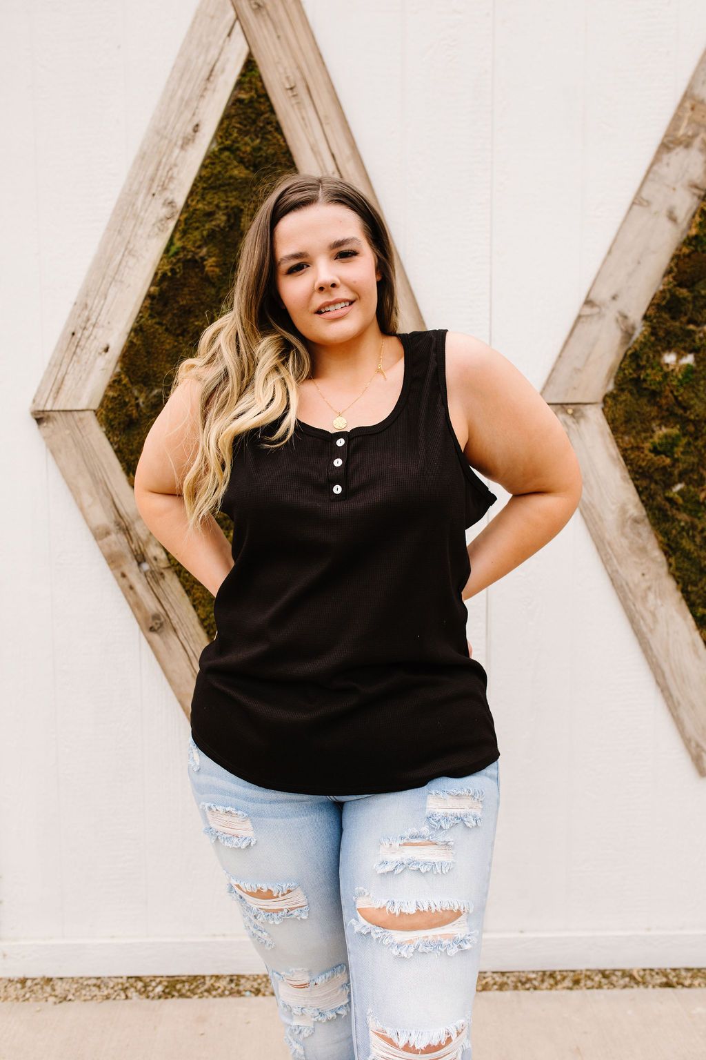 Nobody Puts Baby In The Corner Tank In Black