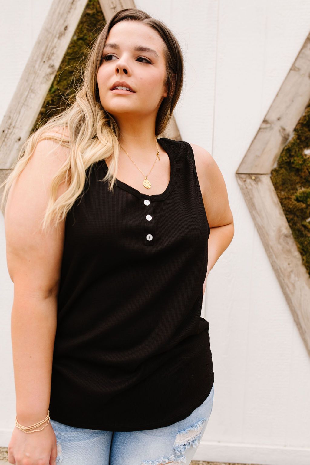 Nobody Puts Baby In The Corner Tank In Black