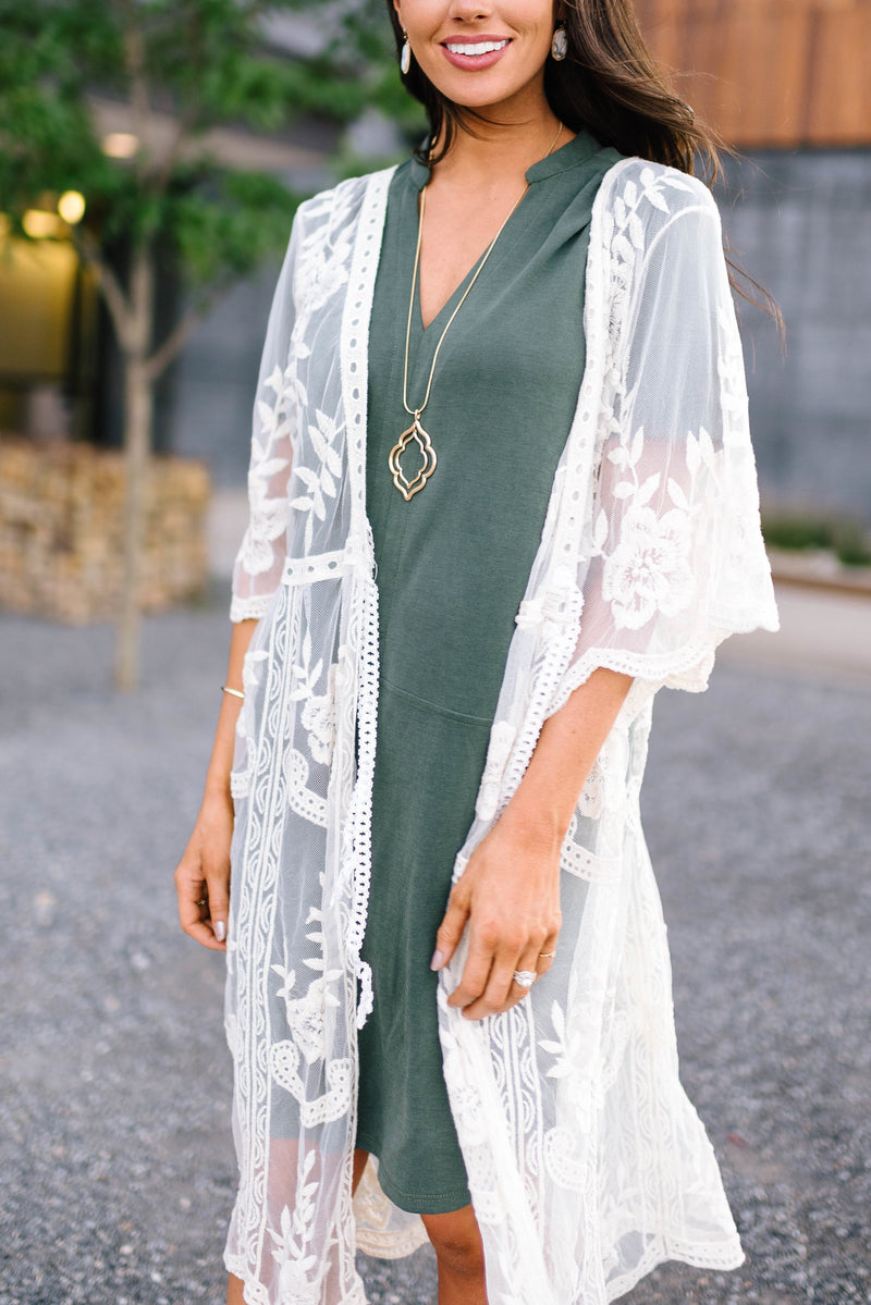 Northwest Knit Dress in Emerald