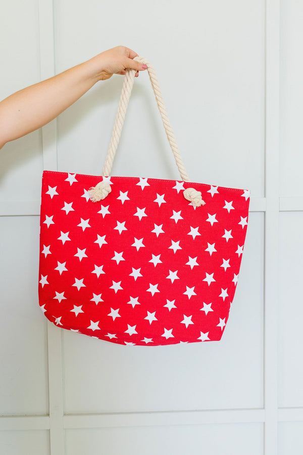 Oh My Stars Tote In Red