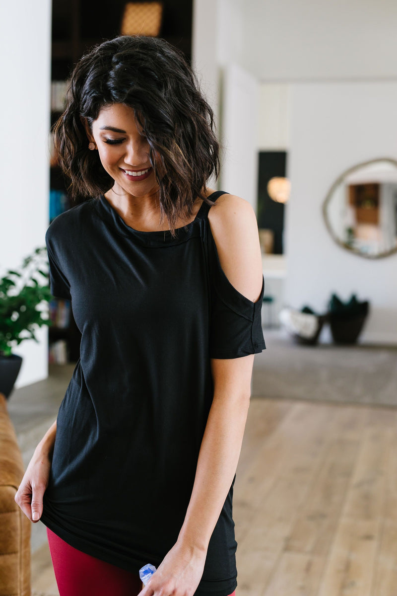 One Shoulder Bare Tunic