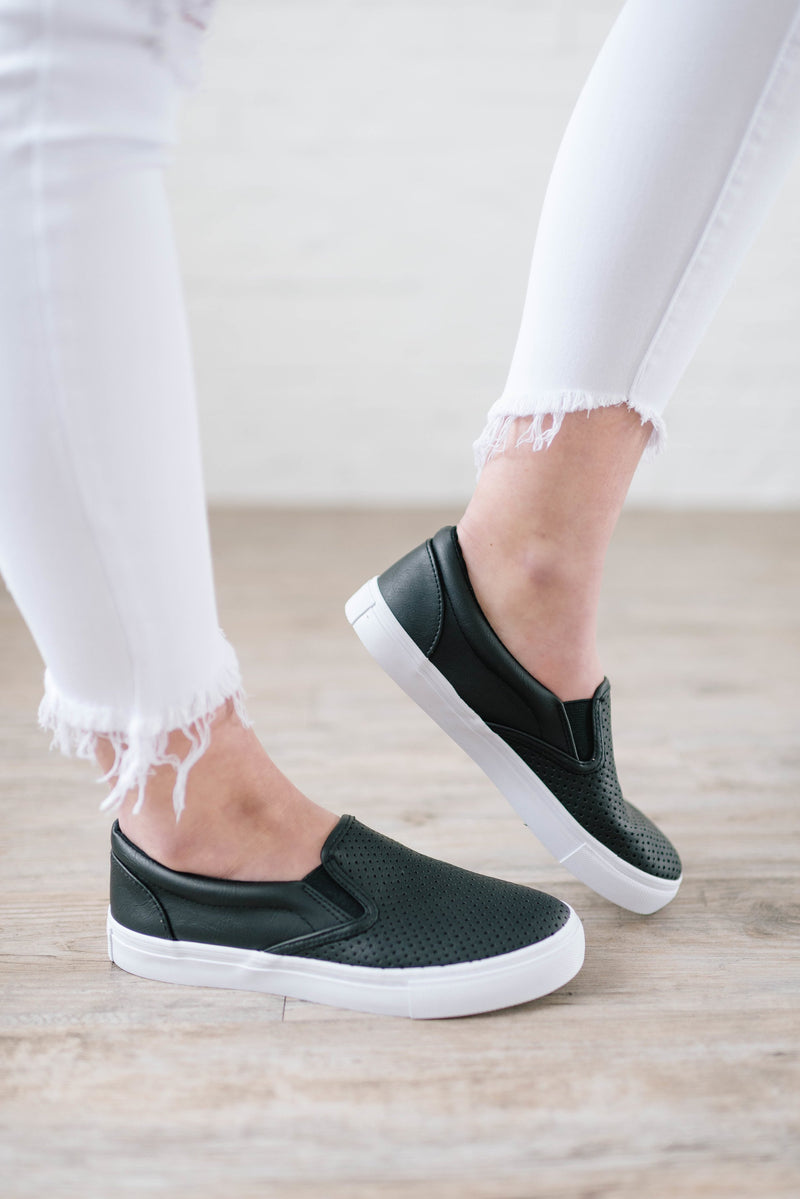 Out + About Slip-Ons in Black