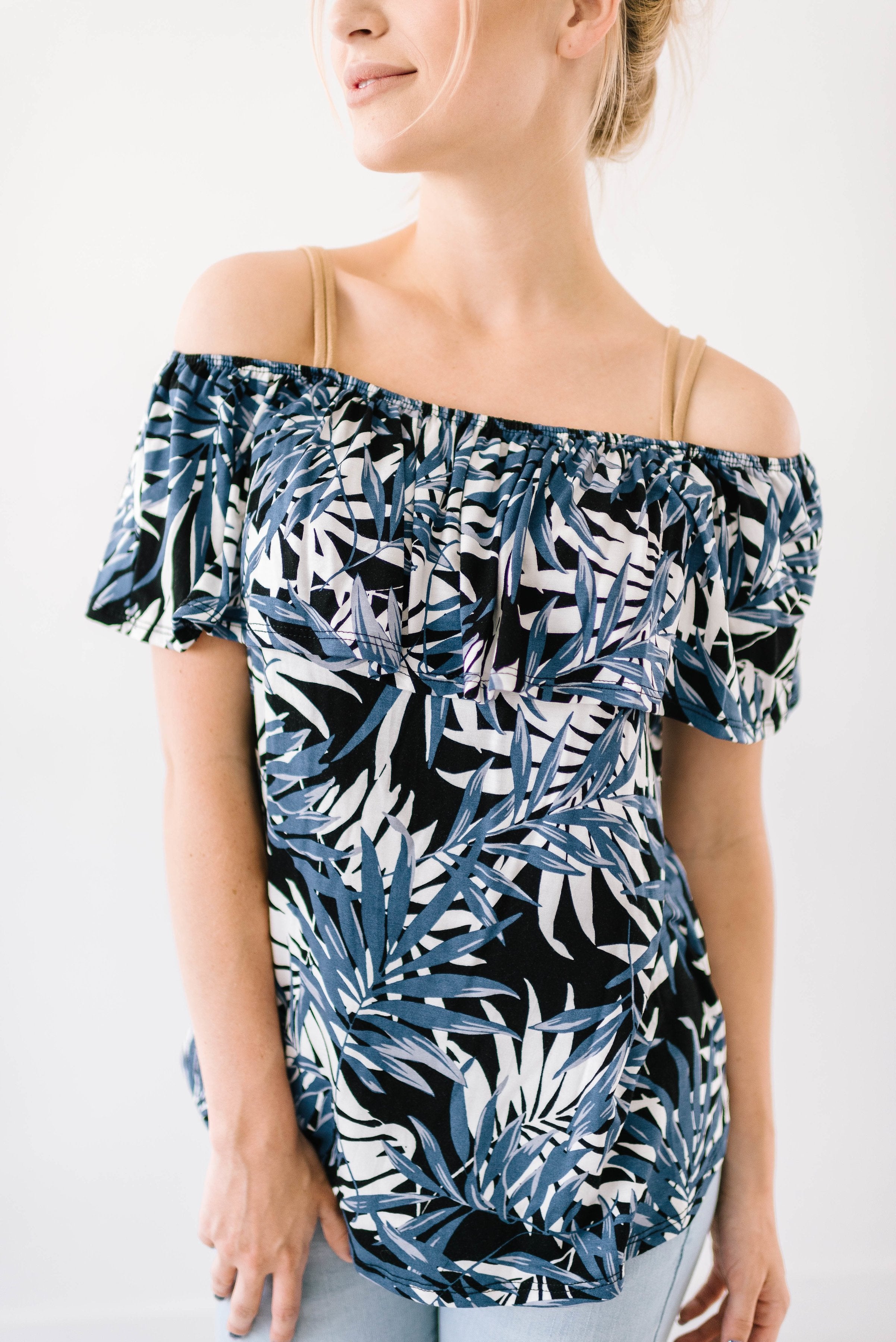 Palm In Blue