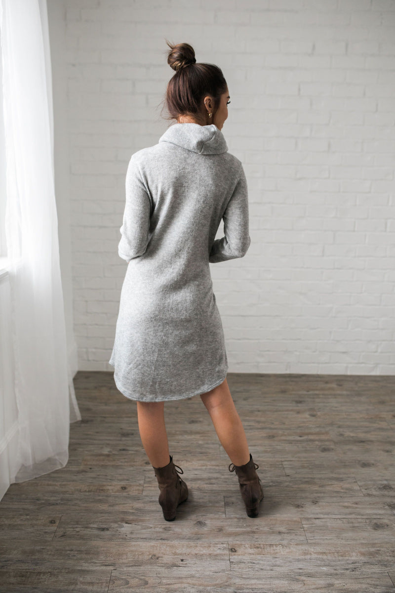 Penny For Your Thoughts Sweater Dress - ALL SALES FINAL