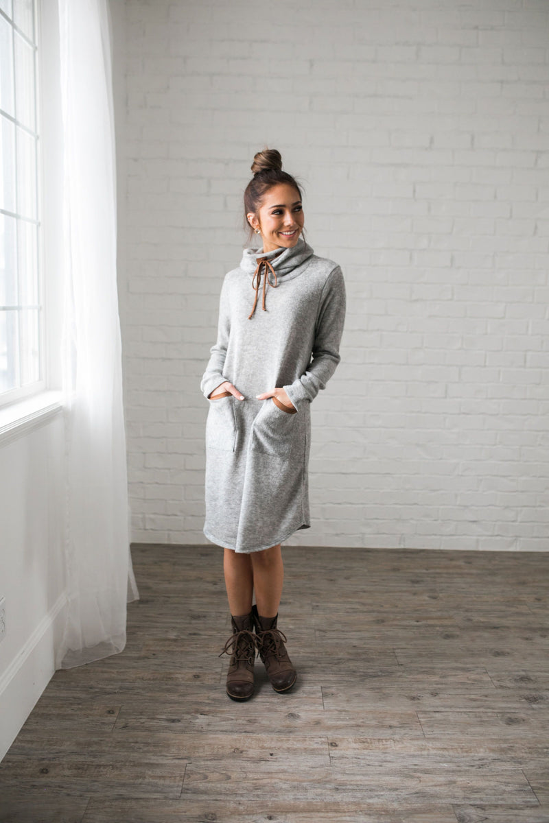Penny For Your Thoughts Sweater Dress - ALL SALES FINAL