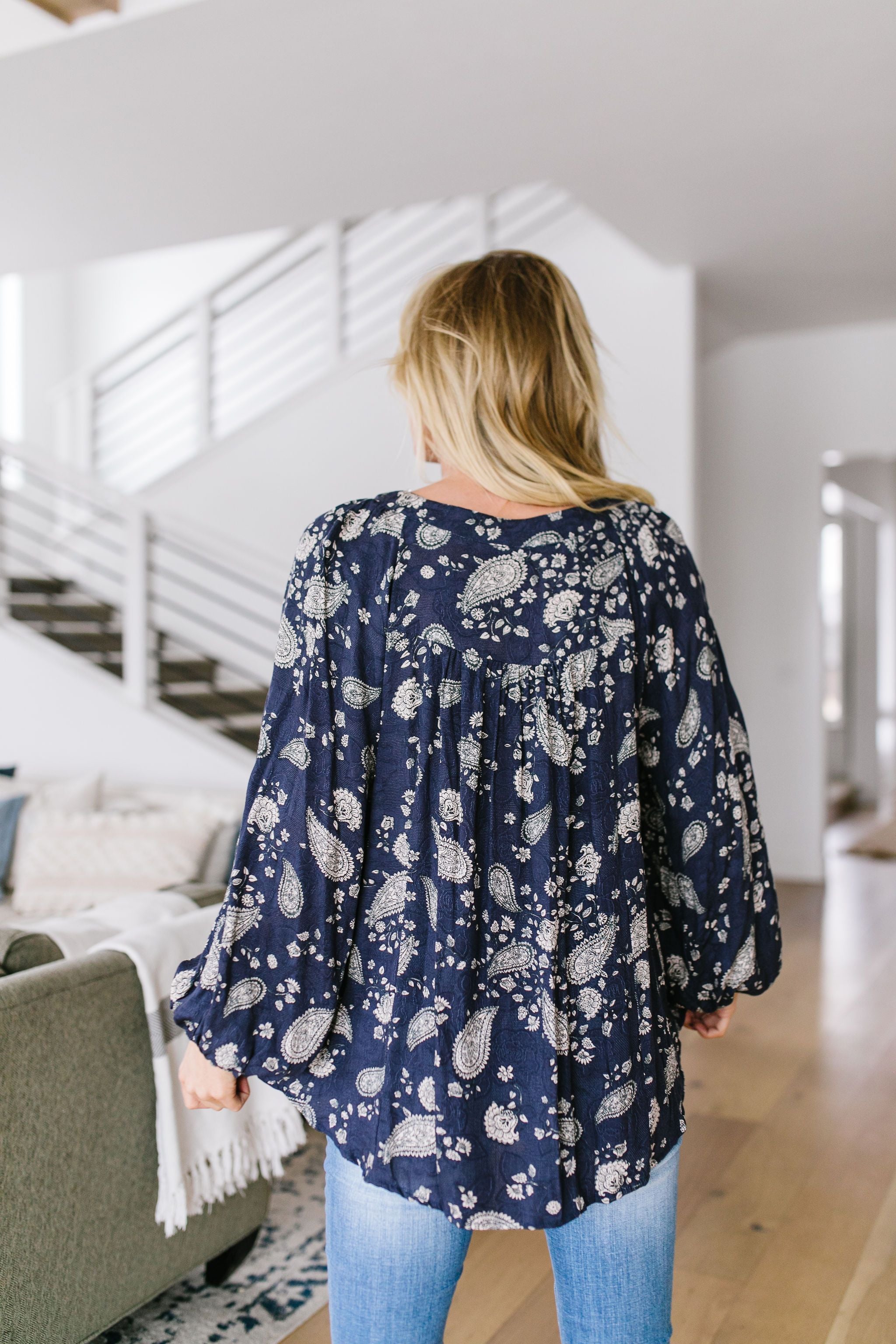 Plainly Adorable Paisley Blouse