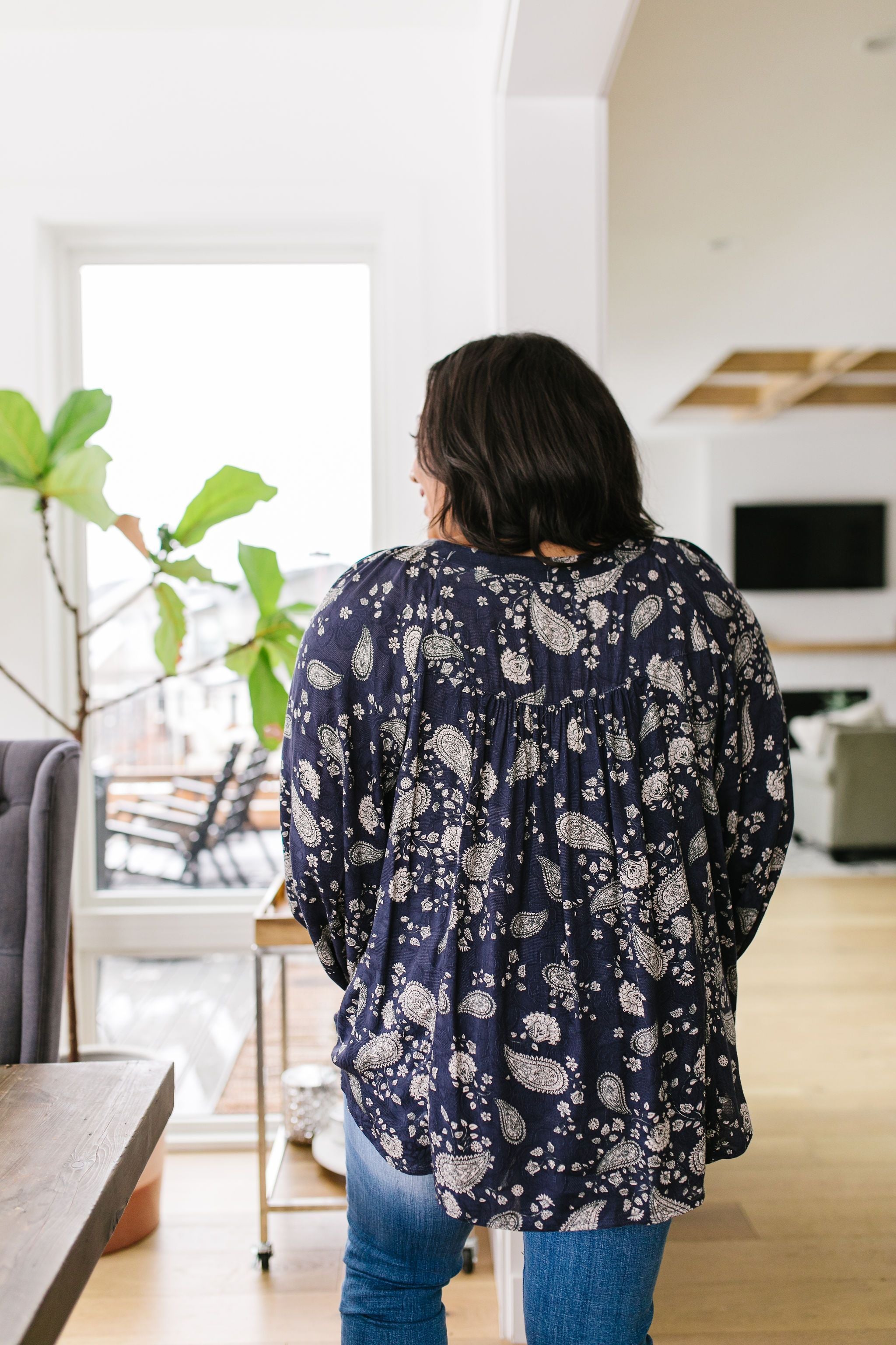 Plainly Adorable Paisley Blouse