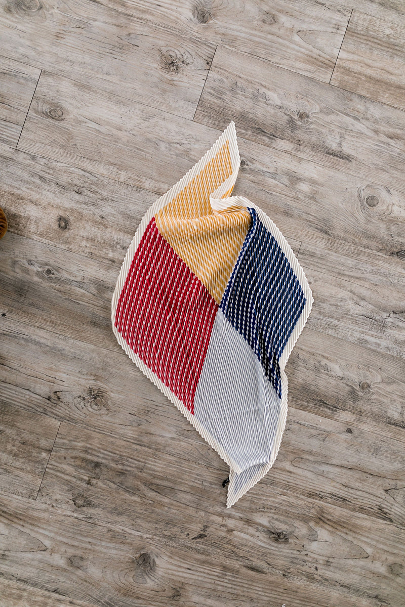 Pleasantly Pleated Accent Scarf