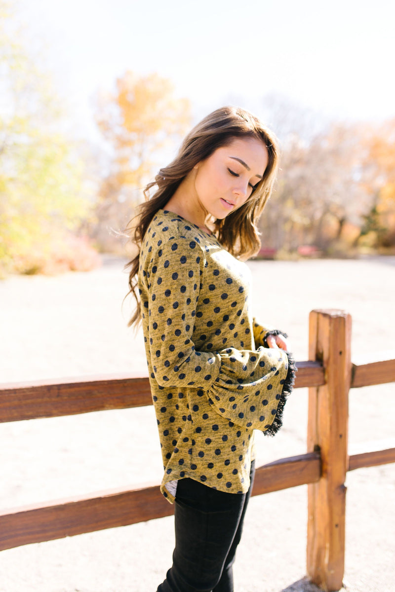 Prim And Proper Polka Dot Blouse - ALL SALES FINAL