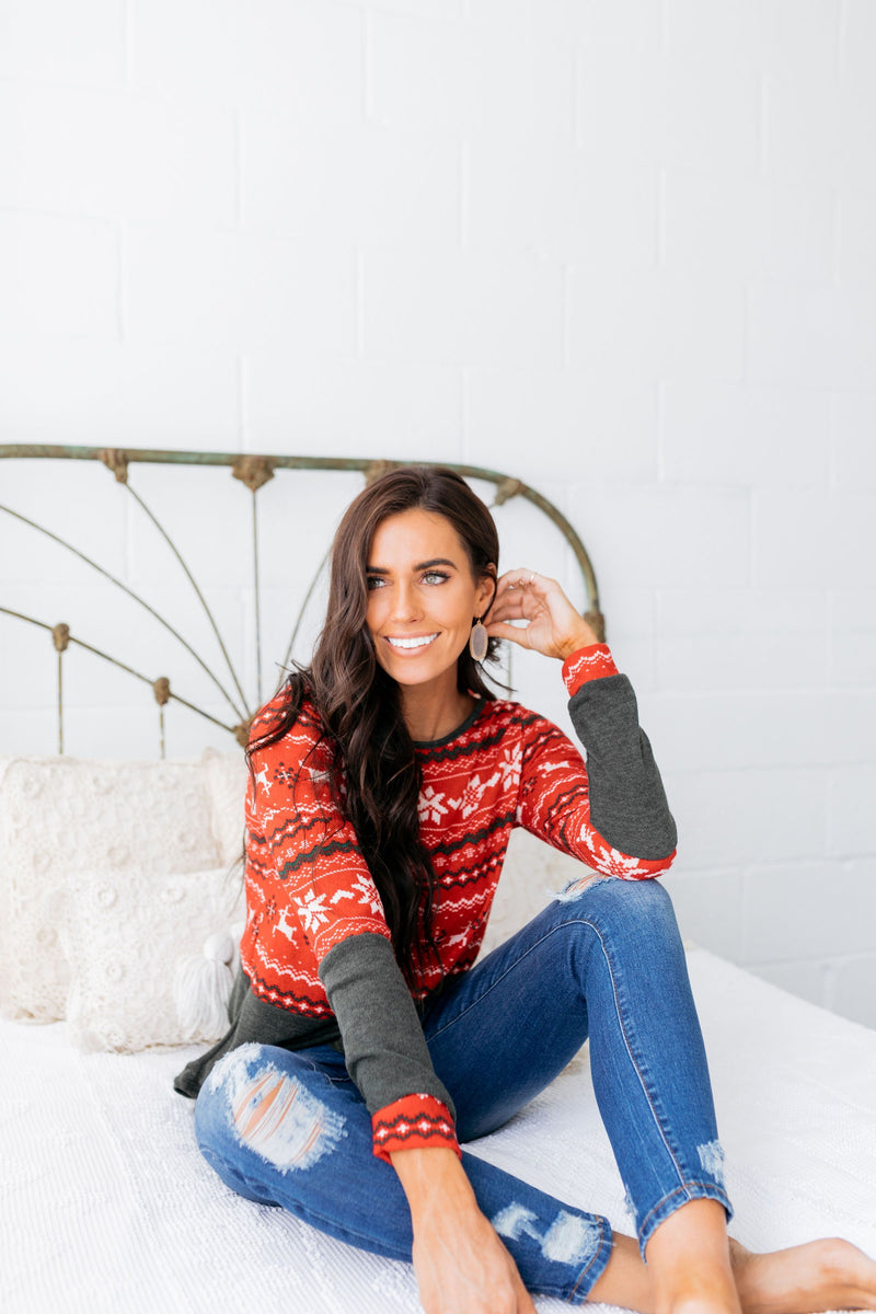 Reindeer Games Holiday Sweater In Red