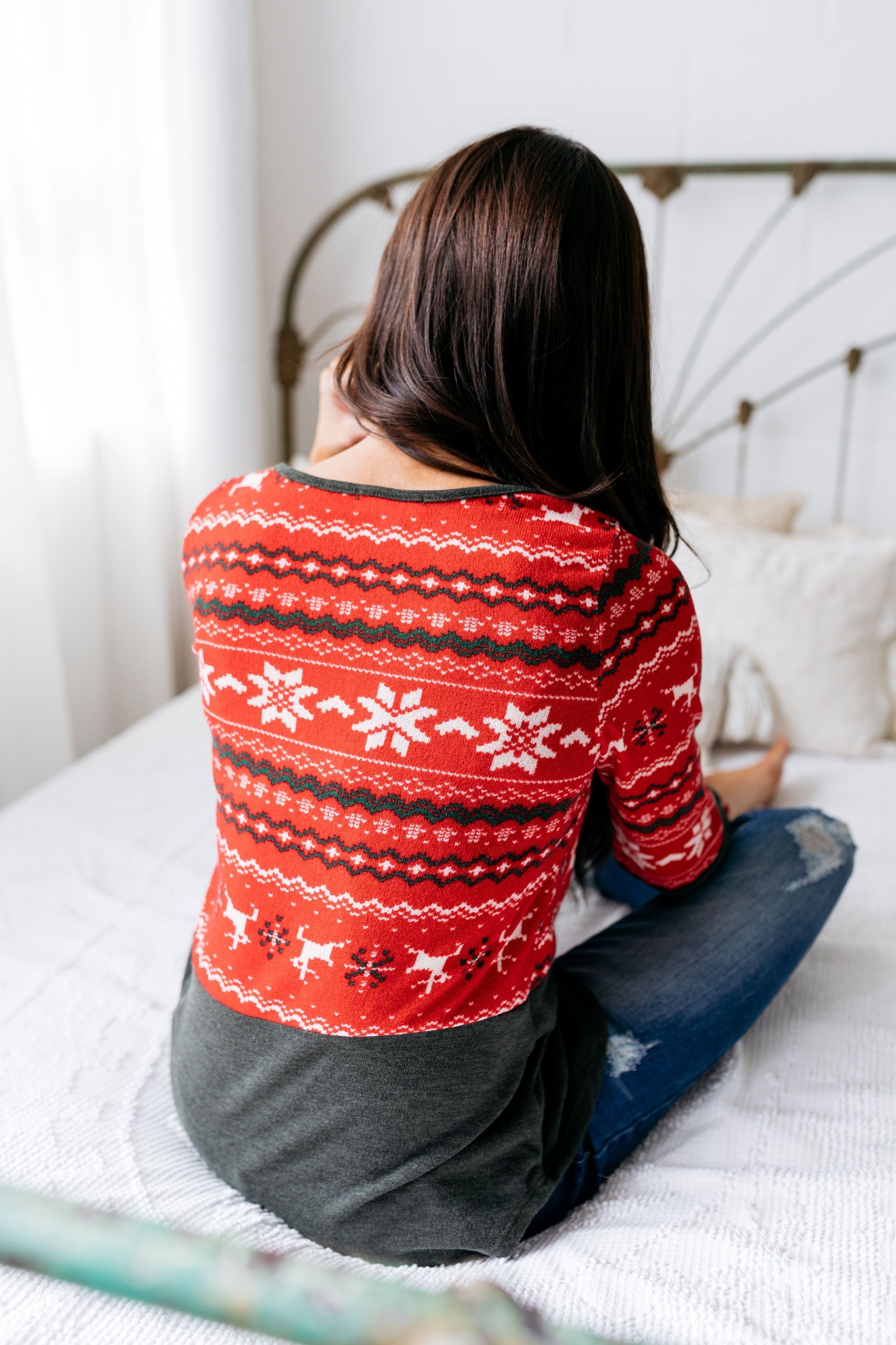 Reindeer Games Holiday Sweater In Red
