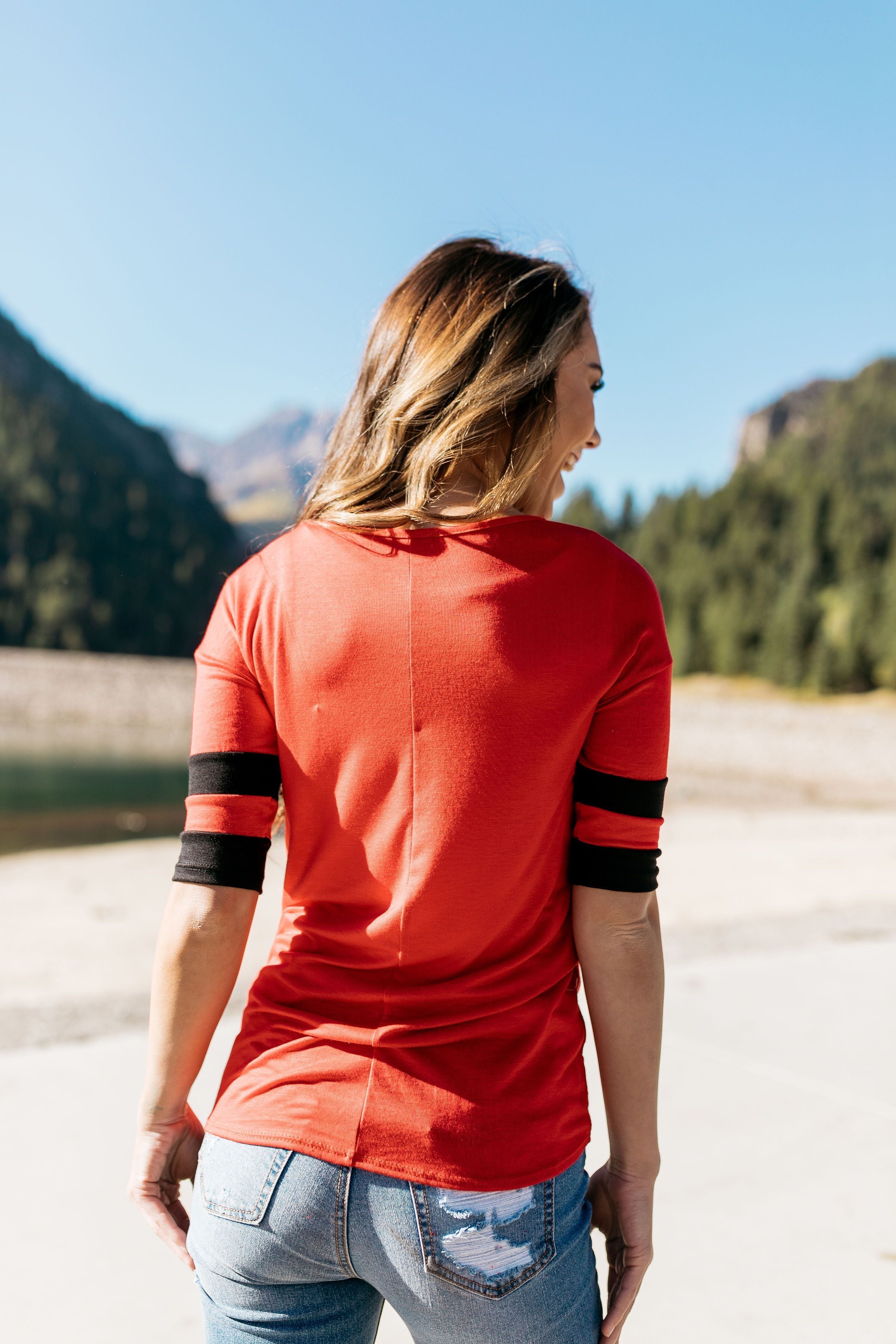 Retro Football In Red - ALL SALES FINAL