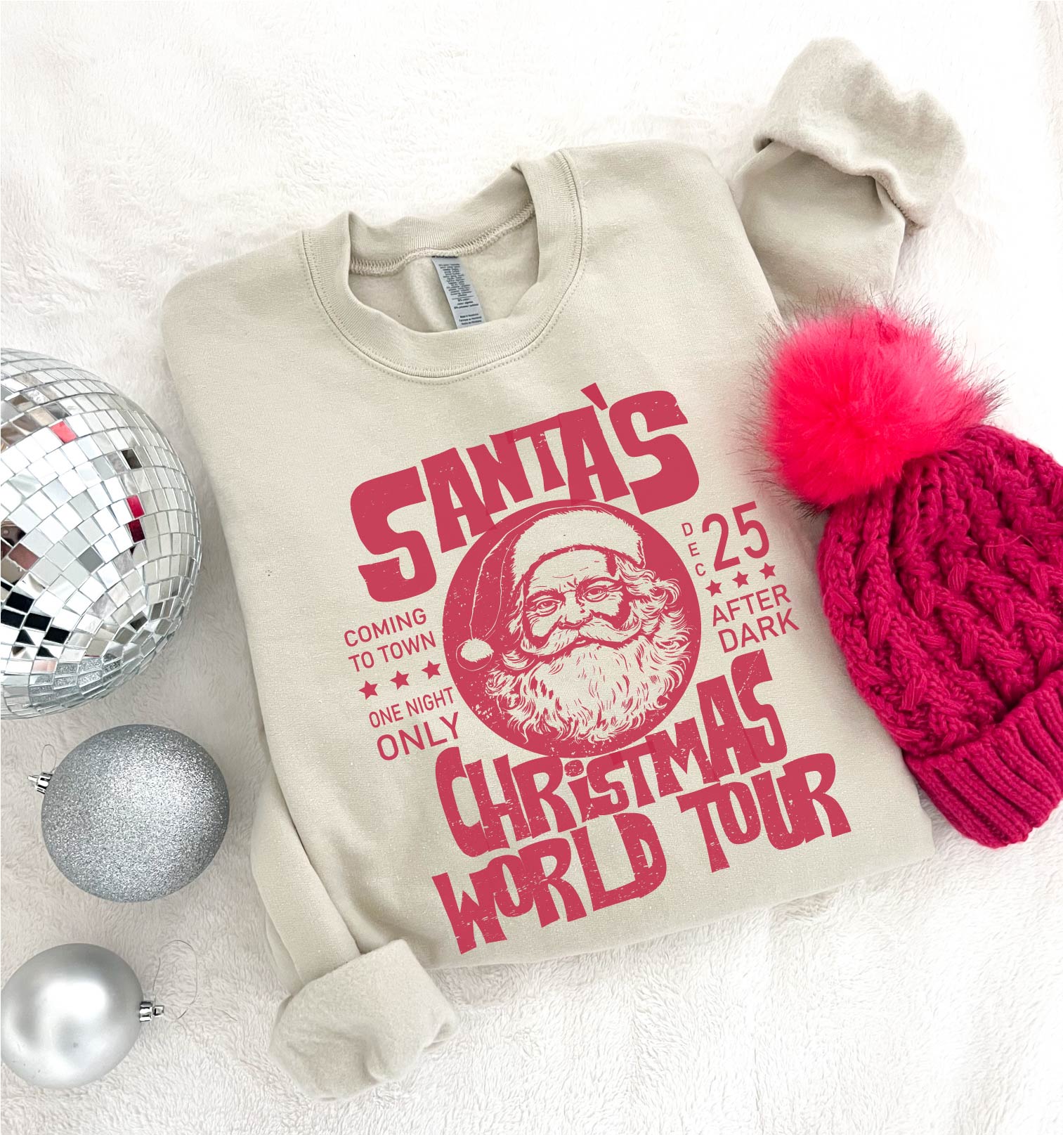 PREORDER: Santa's World Tour Sweatshirt in Two Colors