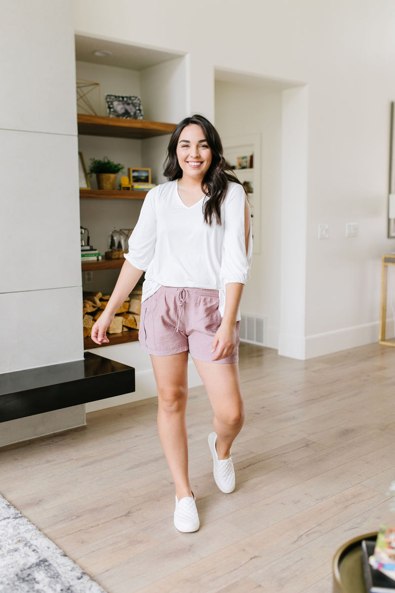 Short 'N' Sweet Shorts In Rose