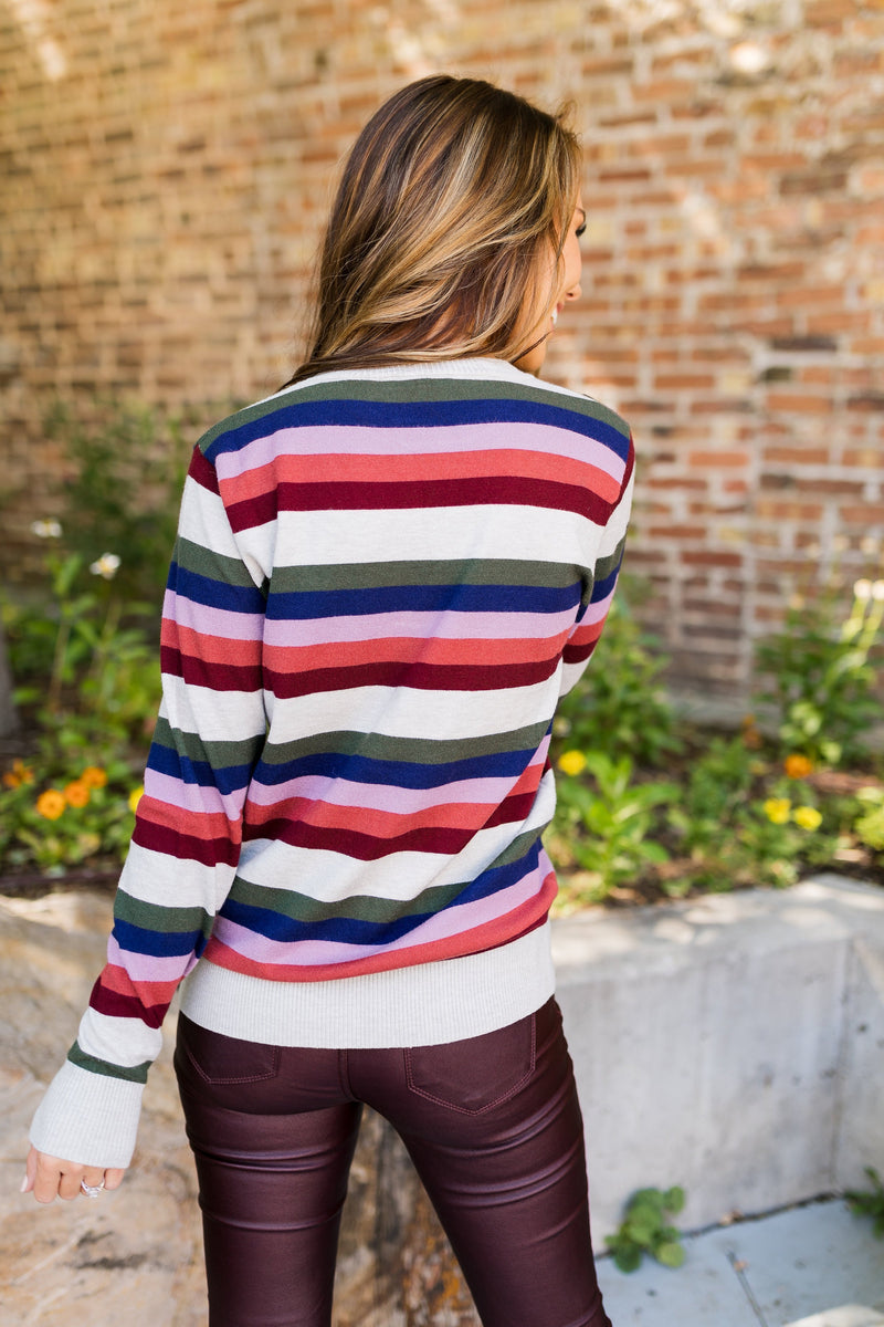 Simply Sublime Striped Sweater
