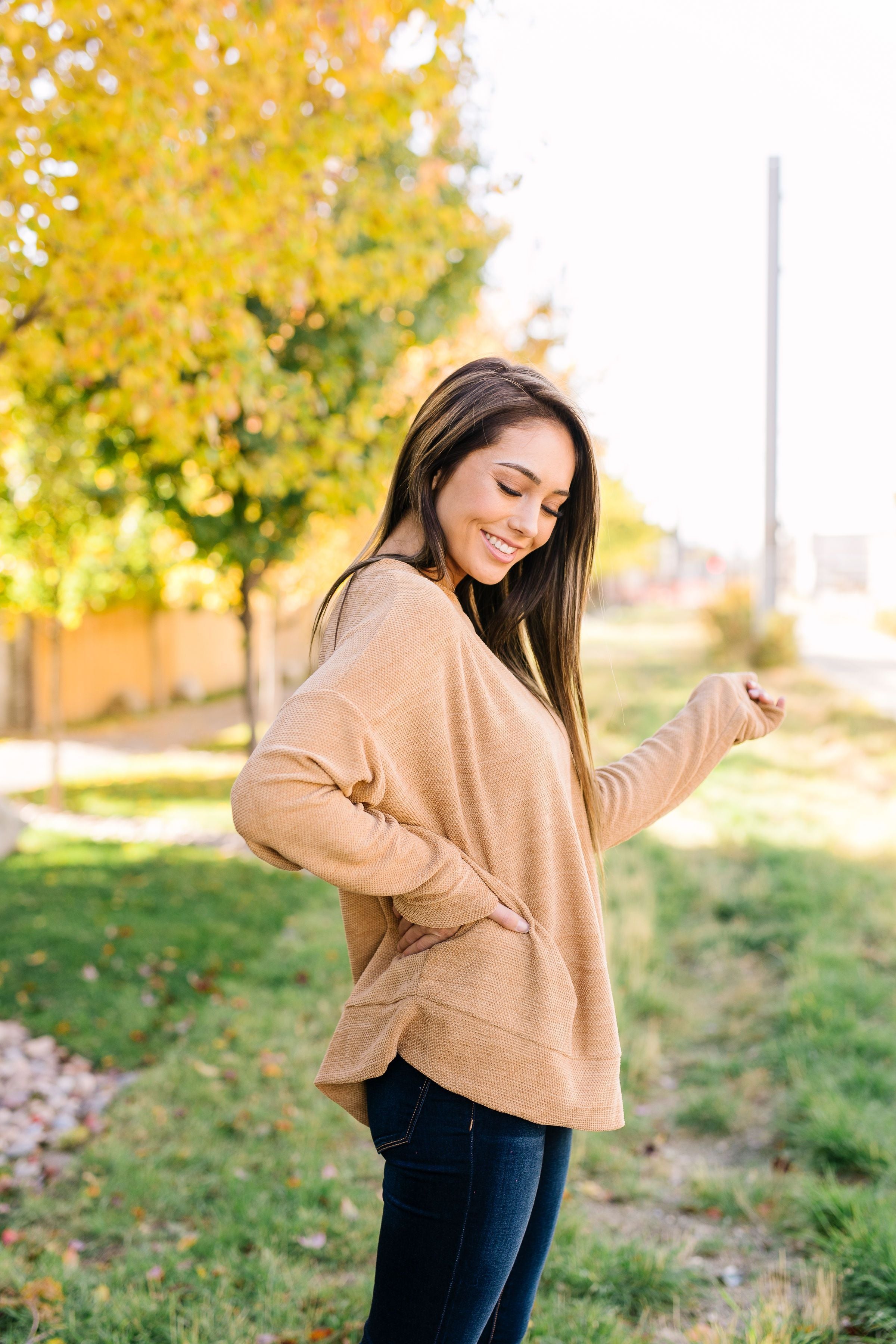 Soft Like Butter Chenille Top In Mustard - ALL SALES FINAL