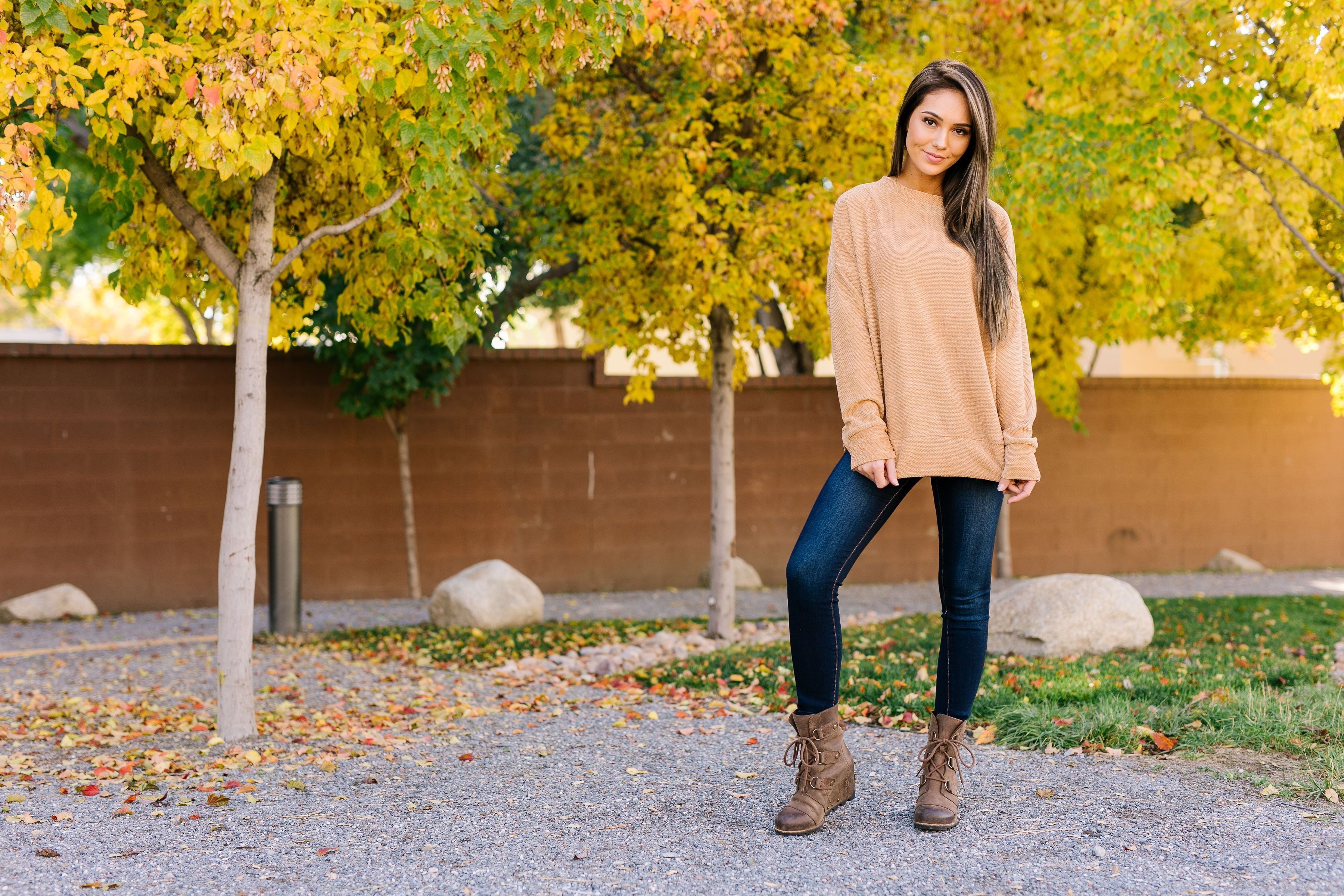 Soft Like Butter Chenille Top In Mustard - ALL SALES FINAL