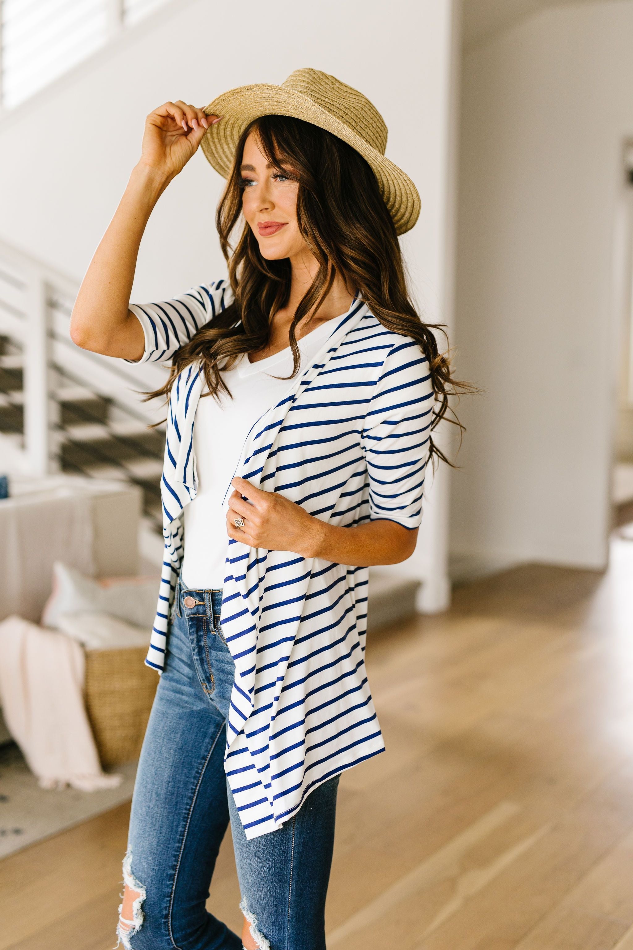 V-Neck Bodysuit In White