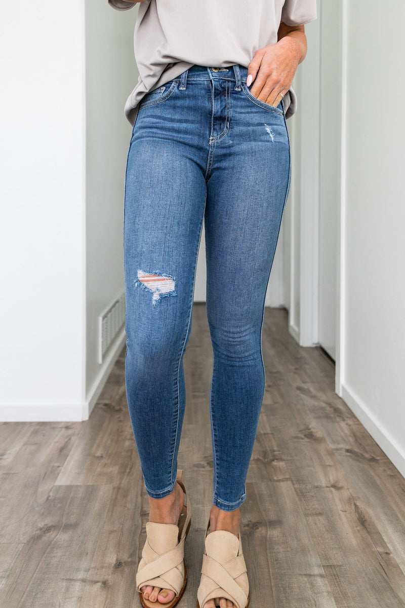 Springtime High Rise Skinny Jeans - ALL SALES FINAL